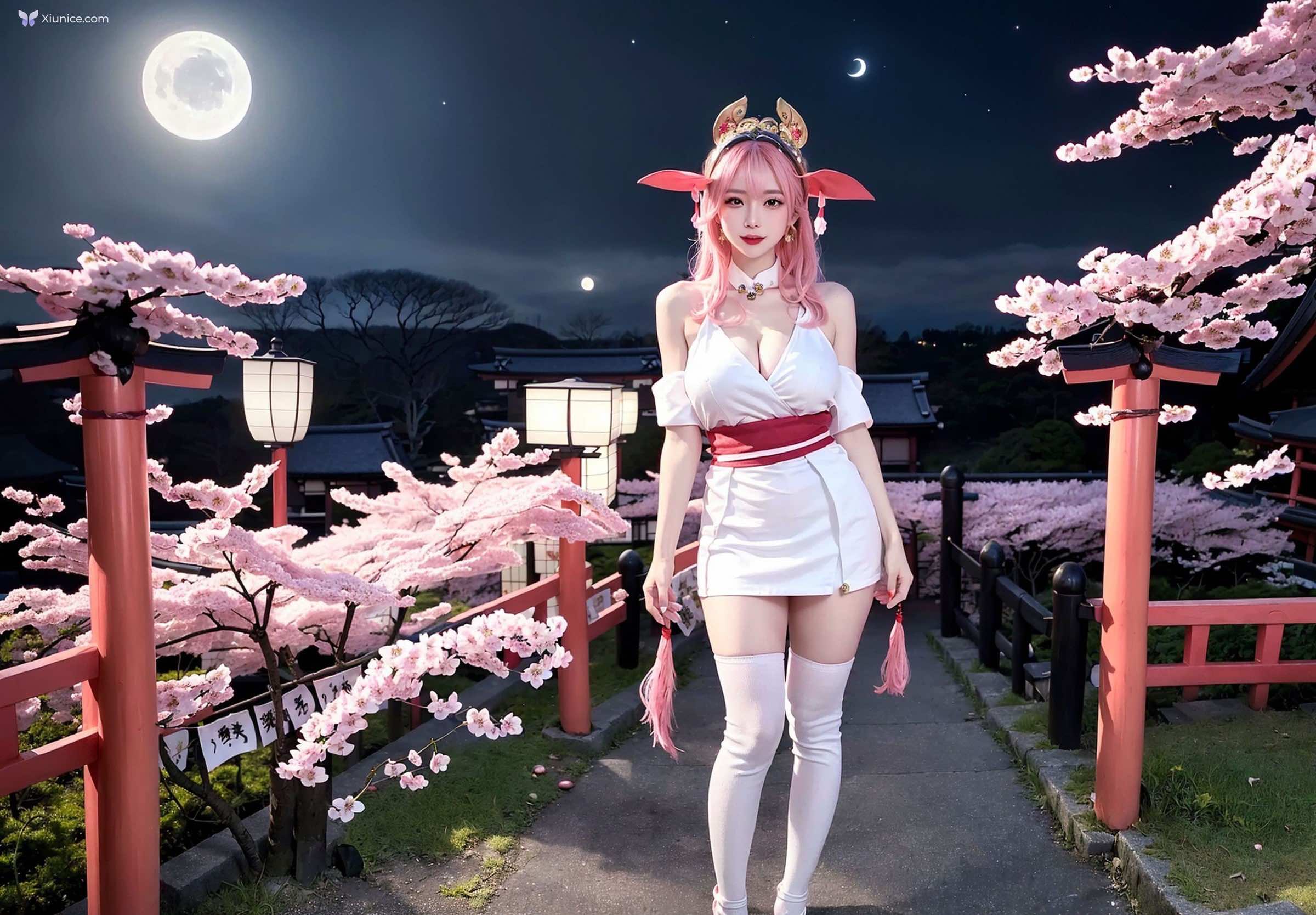 AI Girl Cherry Blossom Girl 第58张