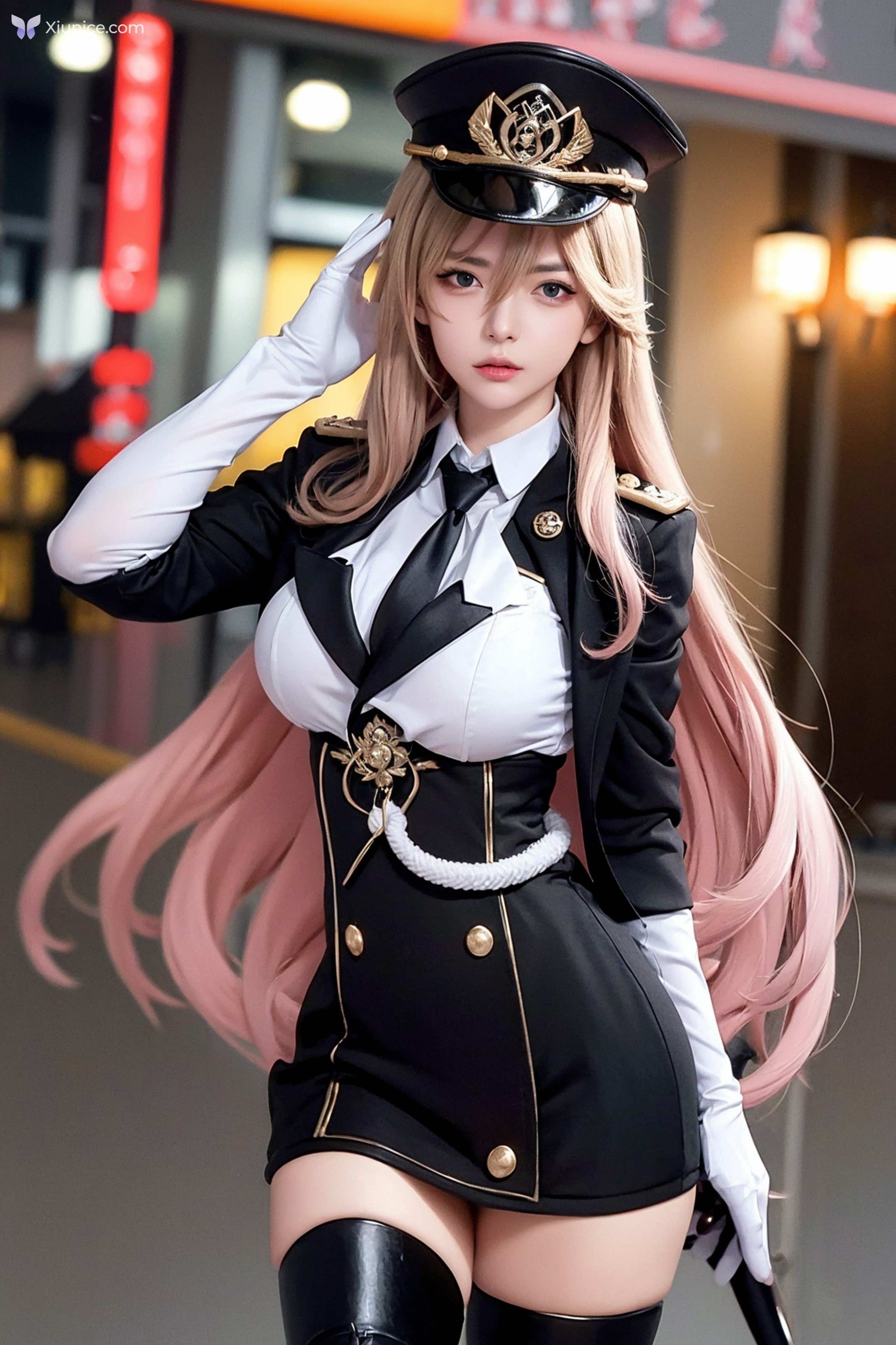 AI Girl AI美女制服军官图集 第14张