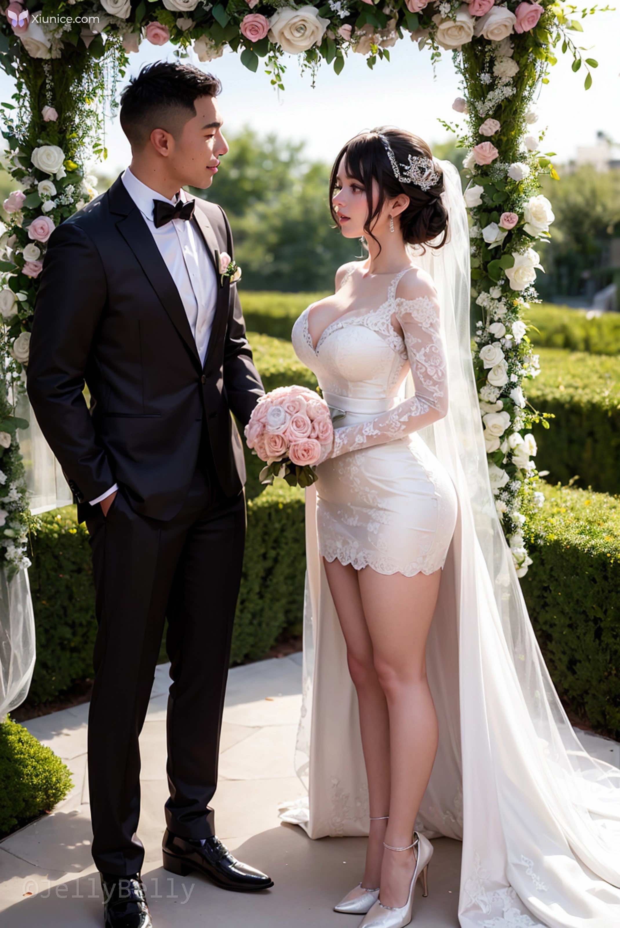 AI Girl JellyBelly – Wedding 第129张