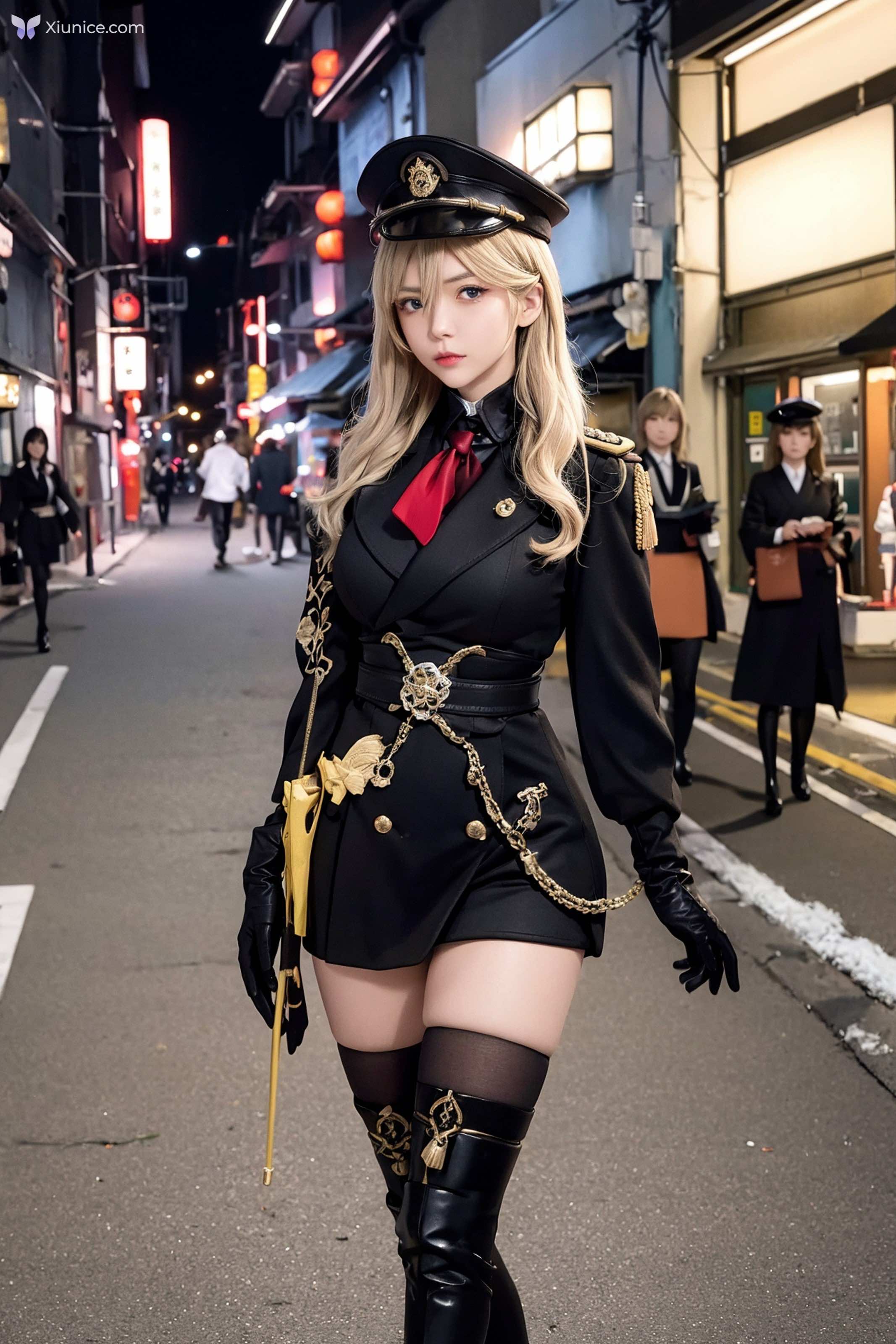 AI Girl AI美女制服军官图集 第8张