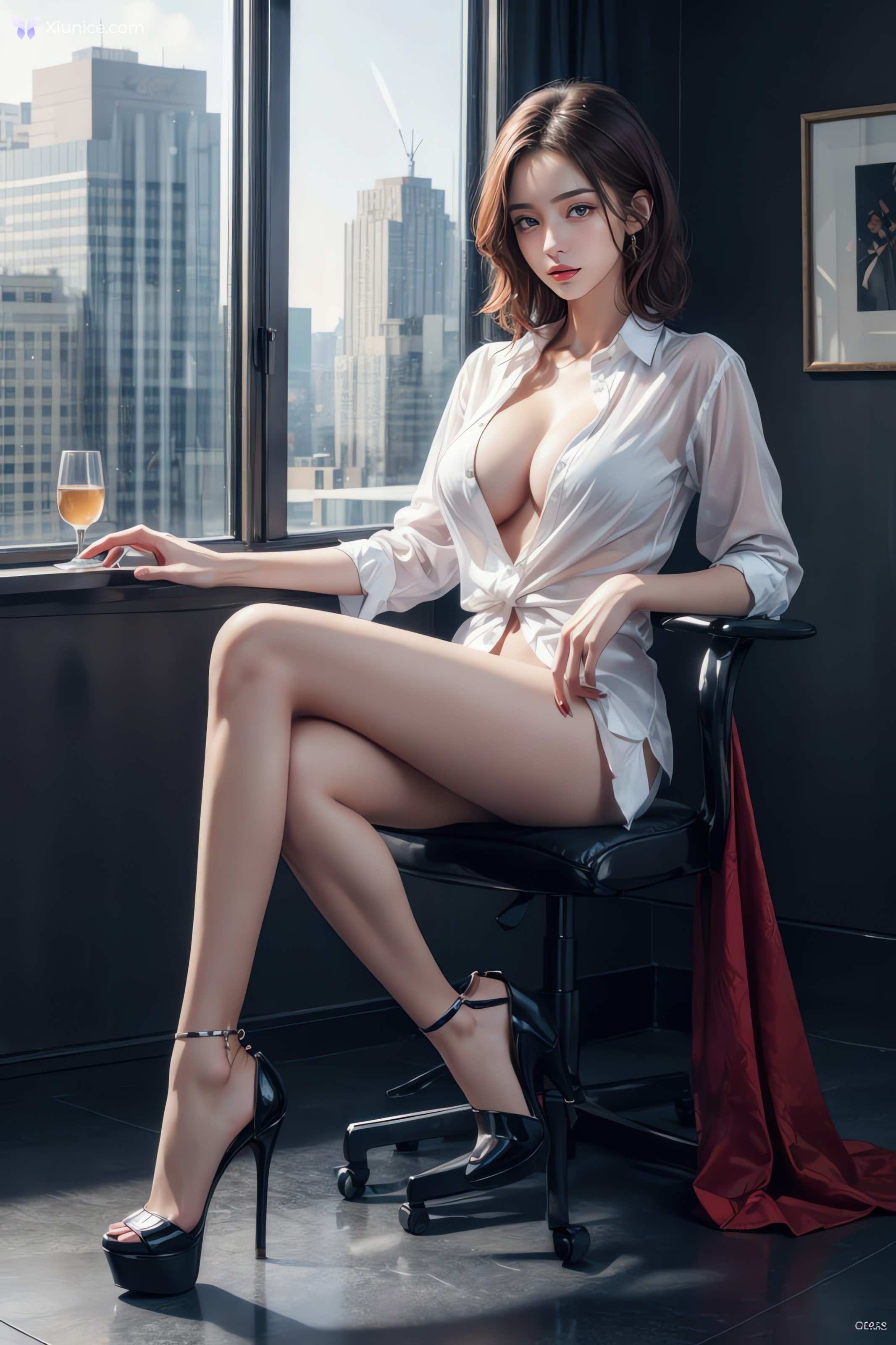 AI Girl AI绘画 都市 第41张