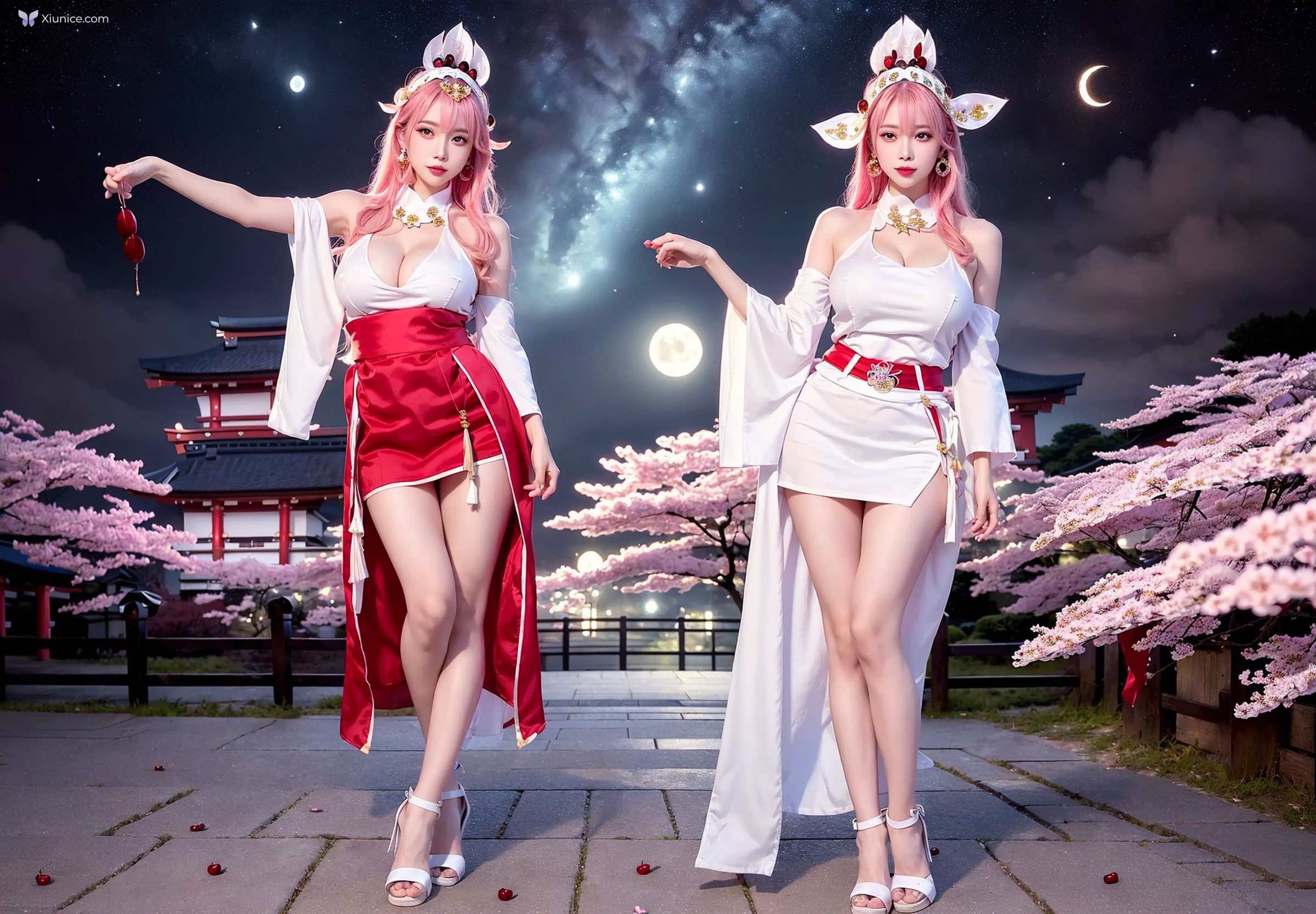 AI Girl Cherry Blossom Girl 第31张