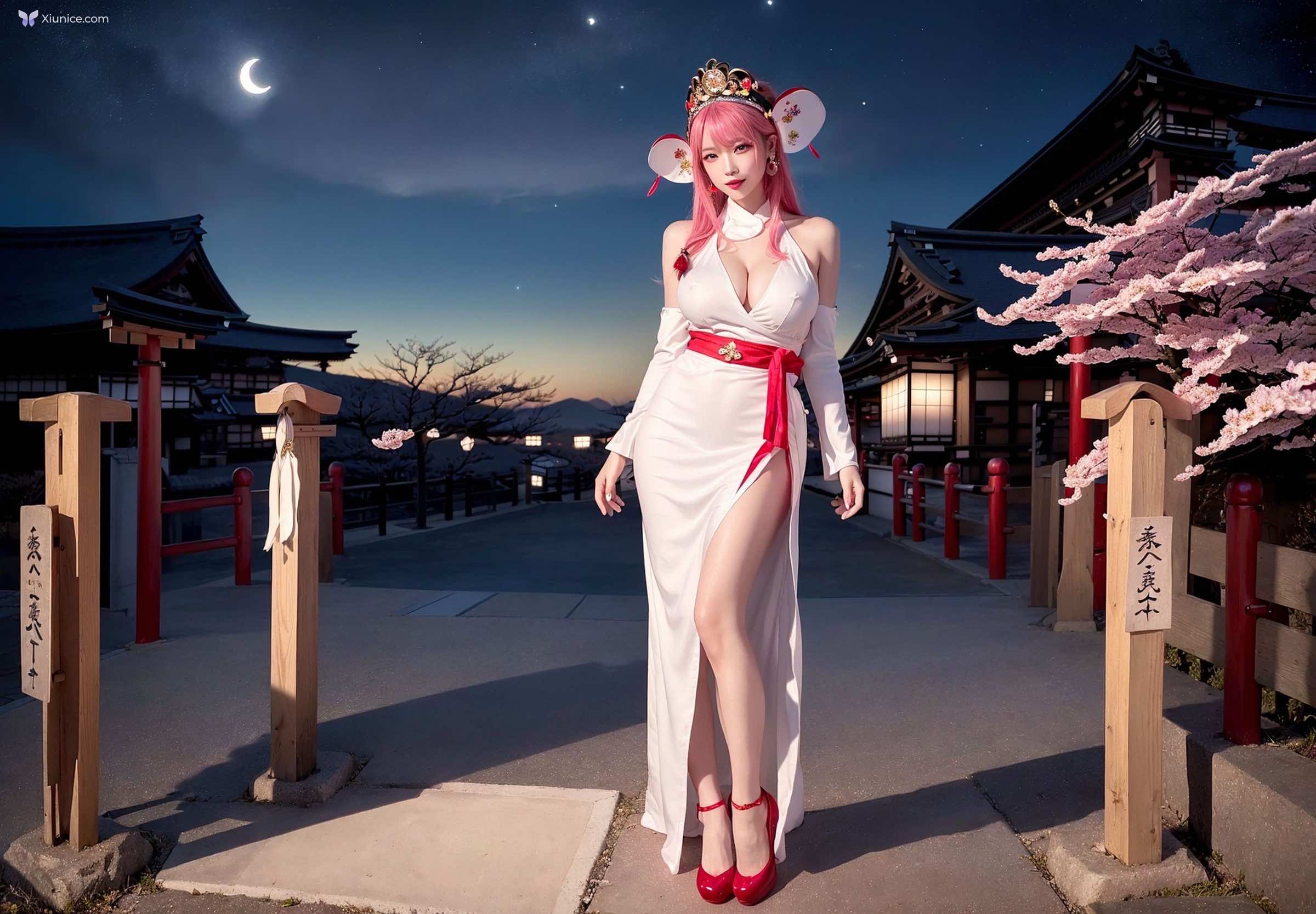 AI Girl Cherry Blossom Girl 第57张