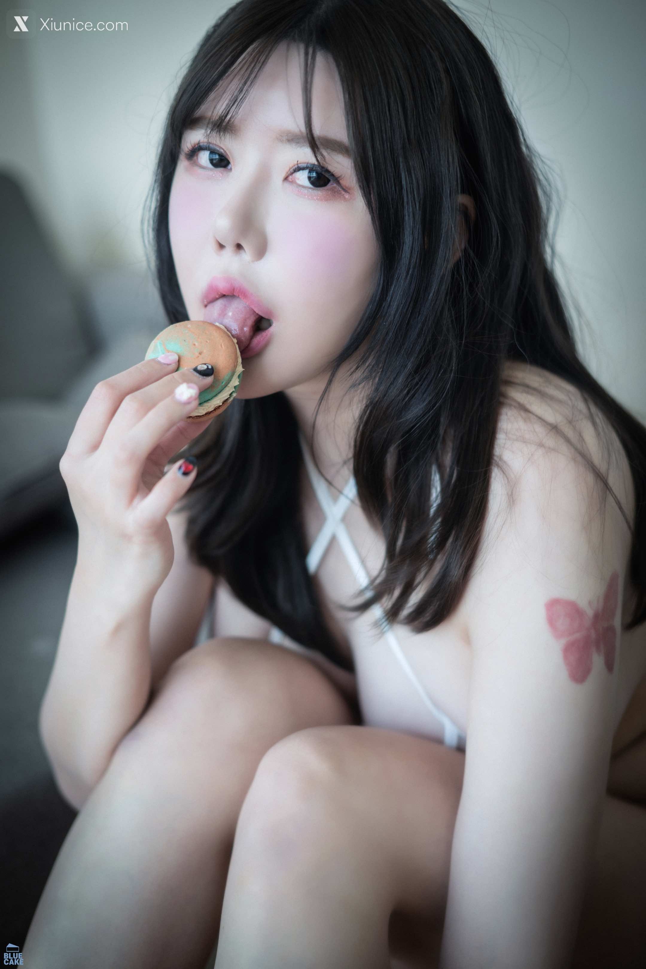 BLUECAKE SUA (지수아) – Vol.05 Nude Bikini White (RED+) 第50张