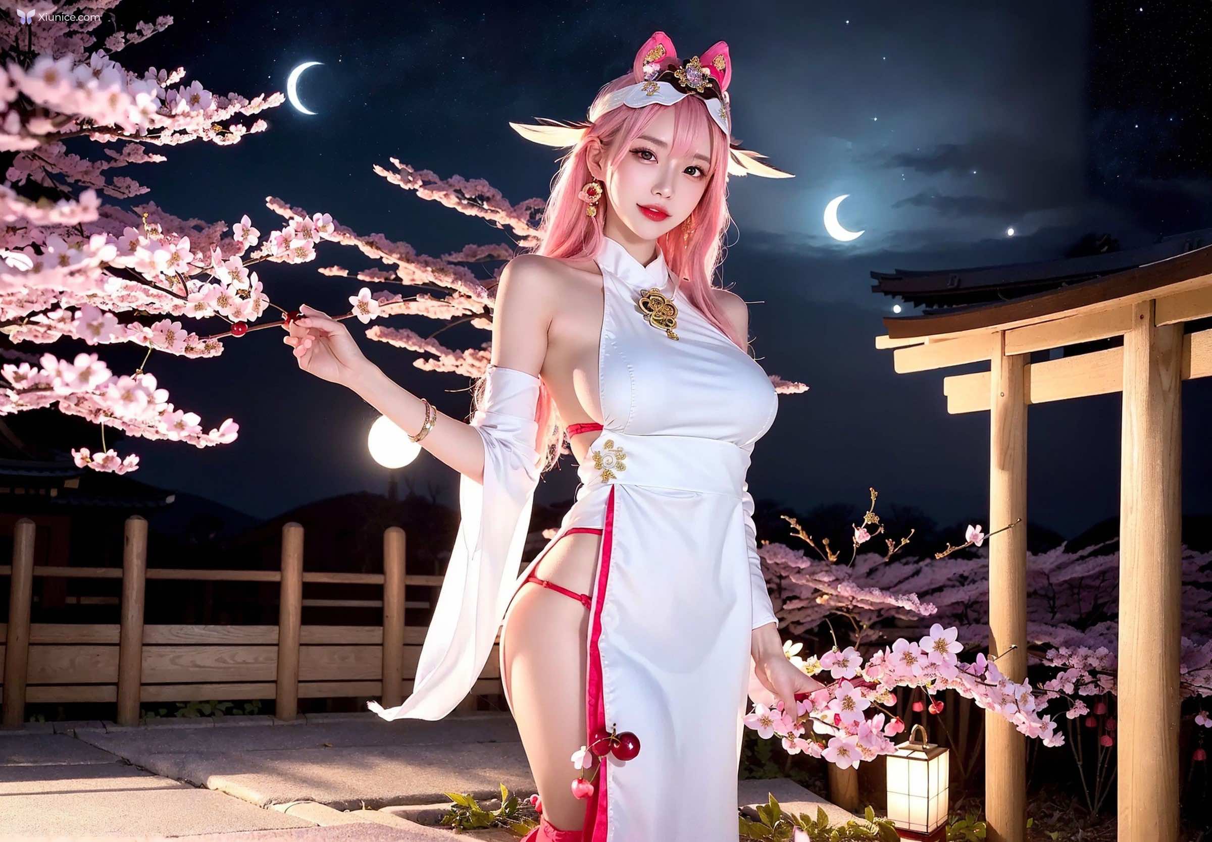 AI Girl Cherry Blossom Girl 第67张
