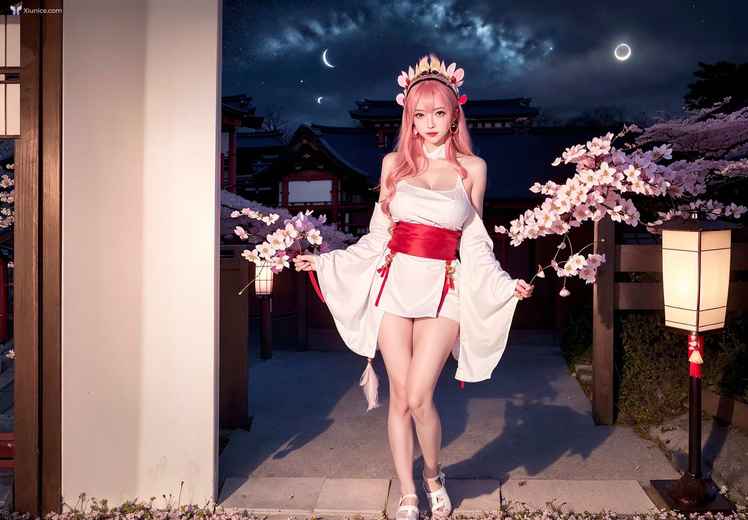 AI Girl Cherry Blossom Girl 第68张