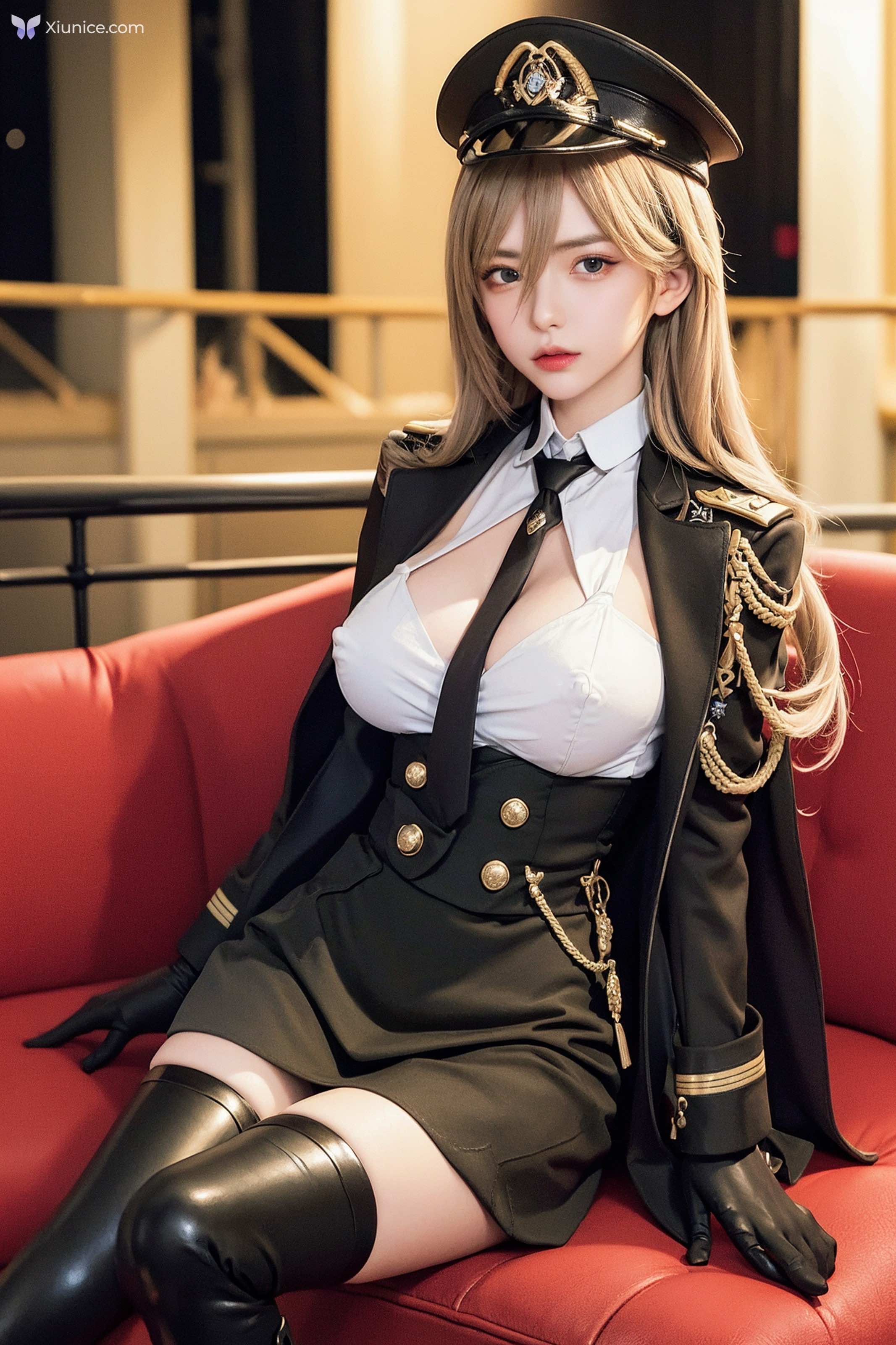 AI Girl AI美女制服军官图集 第40张