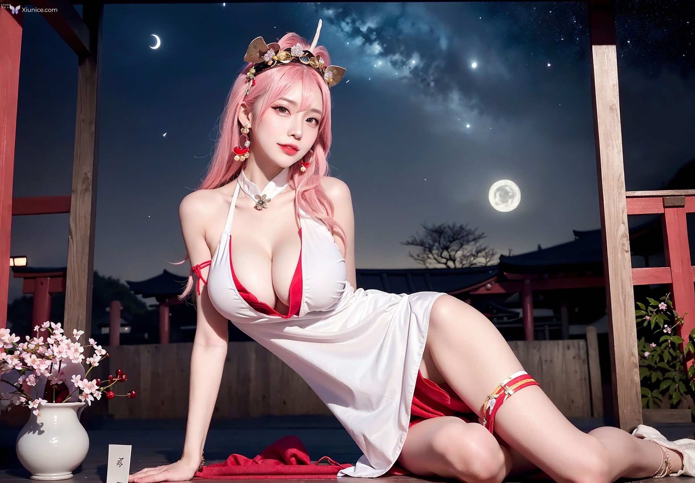 AI Girl Cherry Blossom Girl 第13张