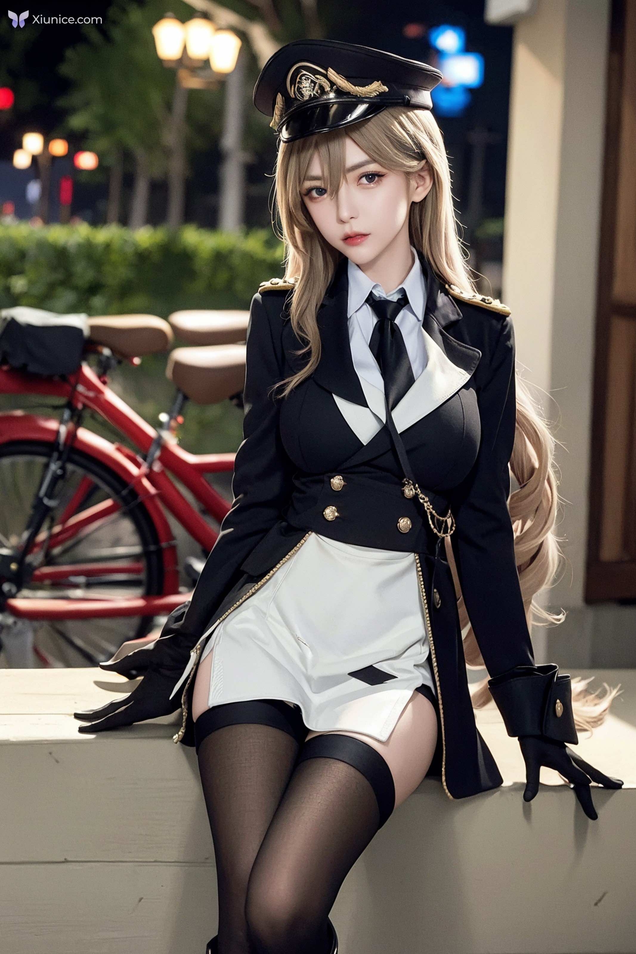 AI Girl AI美女制服军官图集 第43张