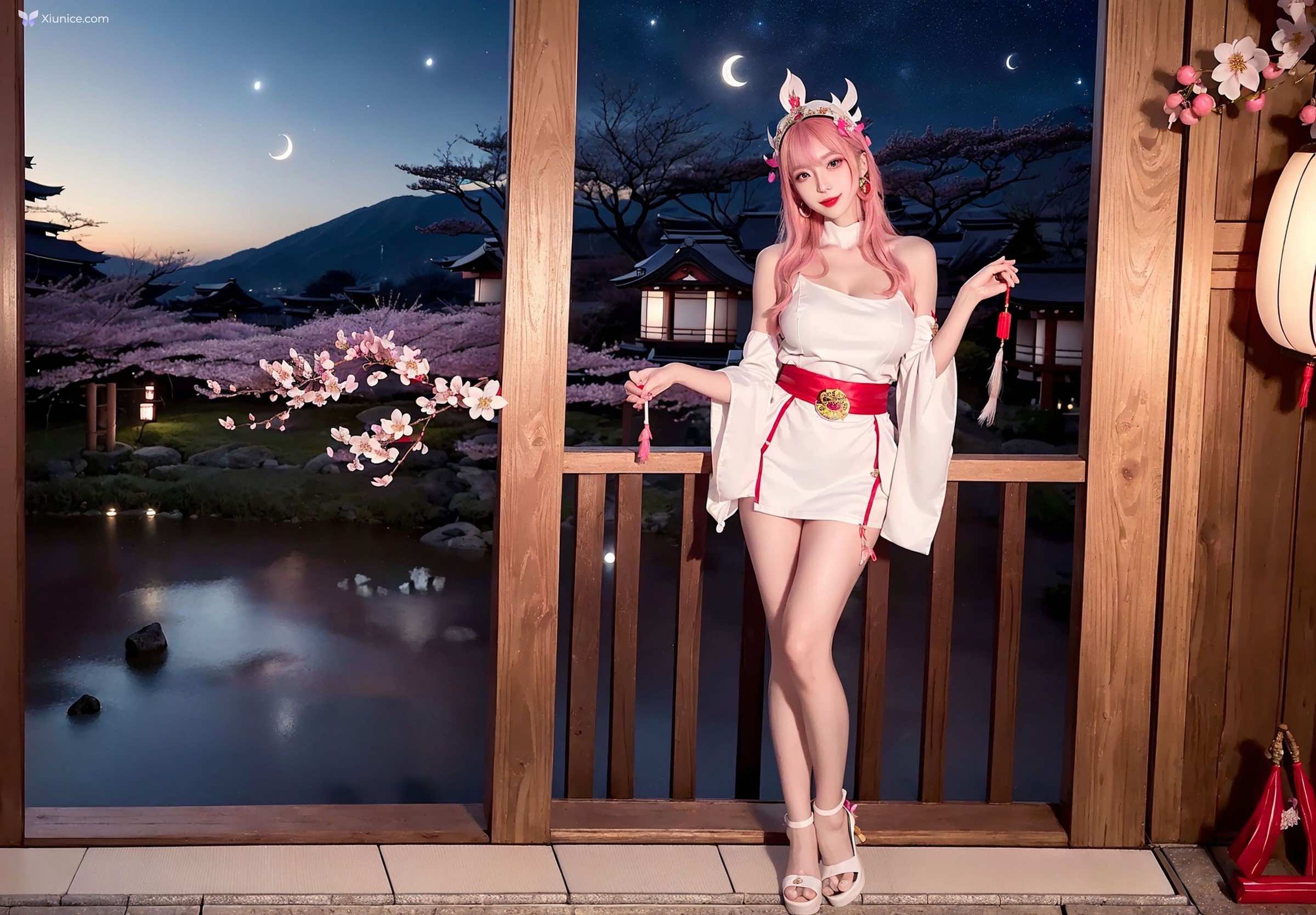 AI Girl Cherry Blossom Girl 第11张