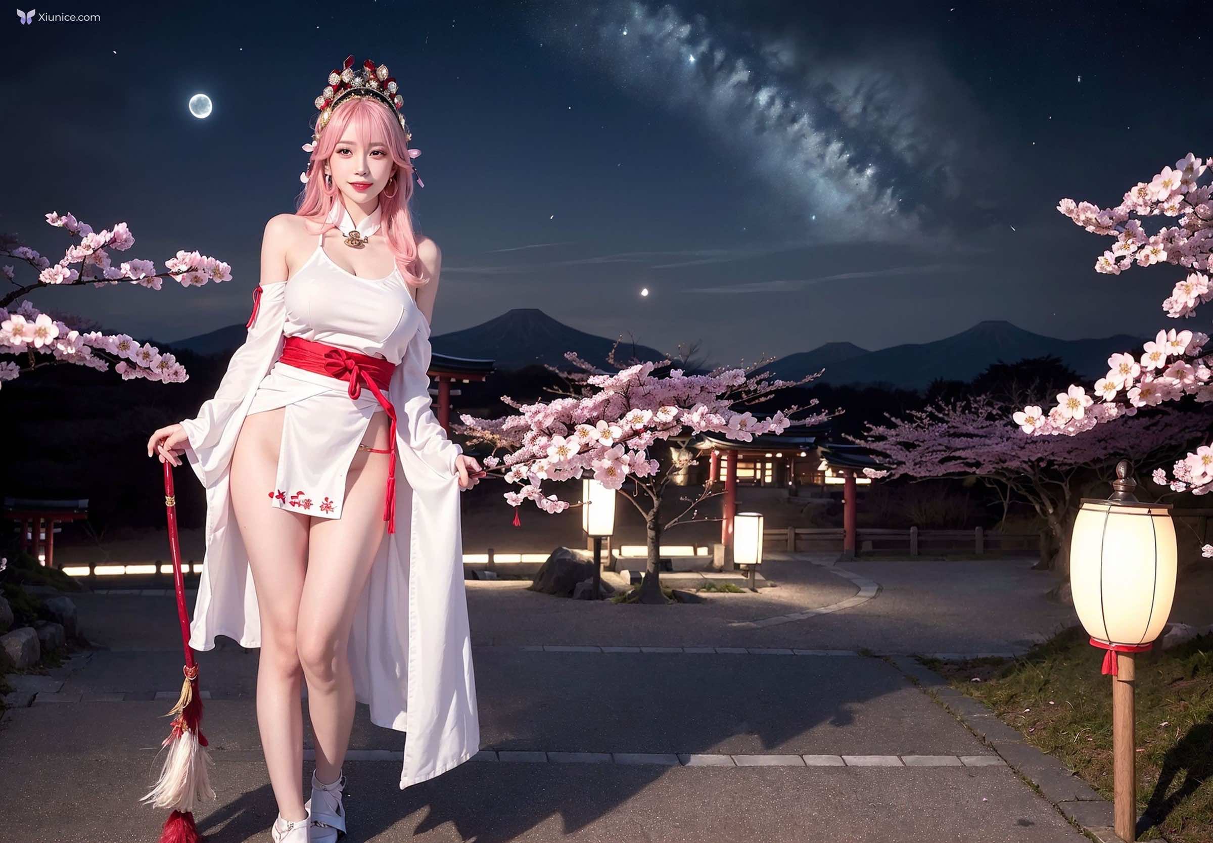 AI Girl Cherry Blossom Girl 第22张
