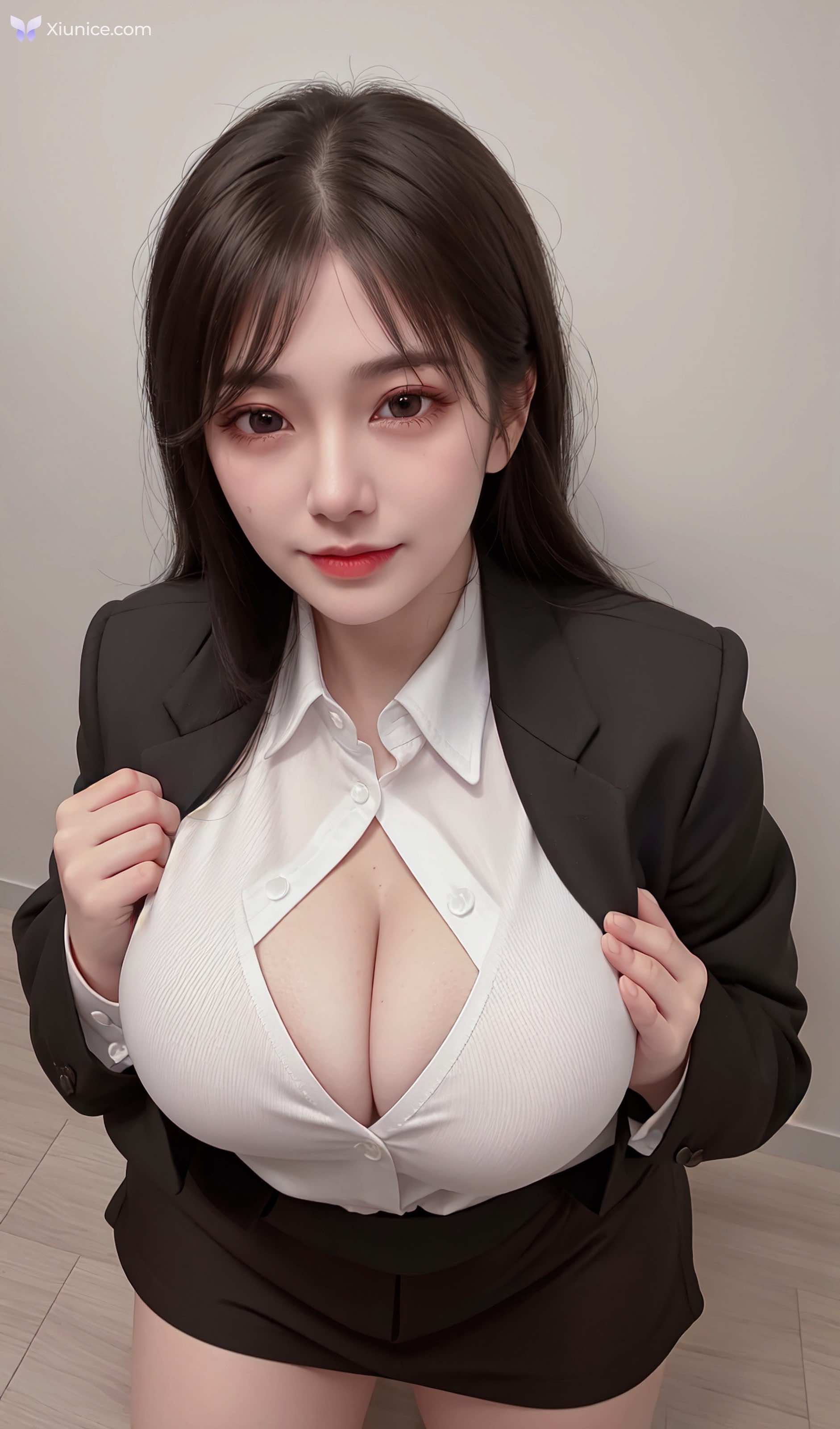 AI Girl AI大神UNIFORM两套合集擦玻璃学生装 第80张