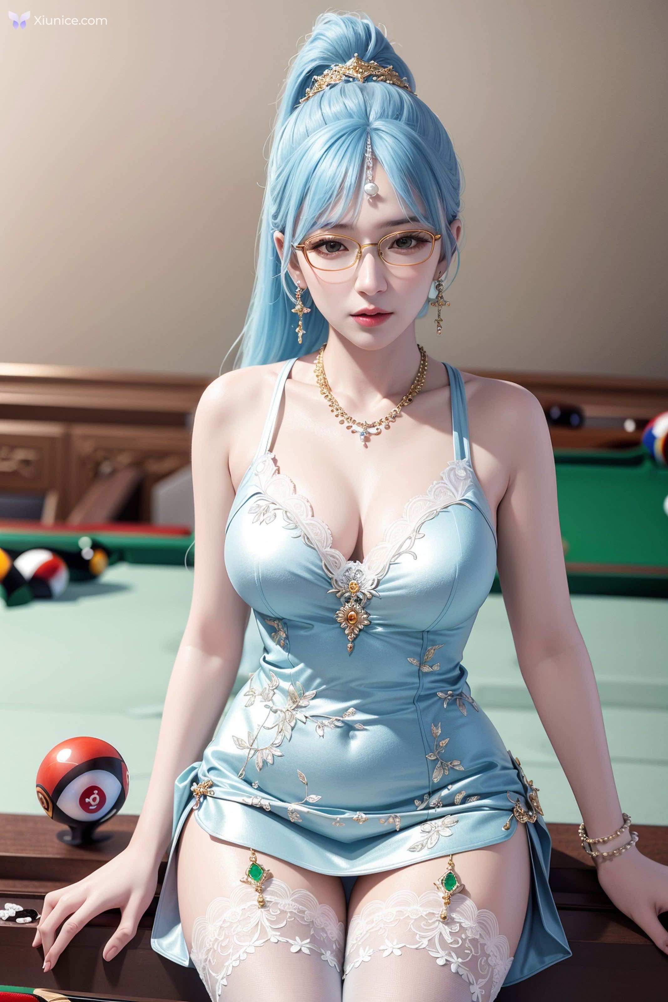 AI Girl Beautiful – Billiard Girl_extra 第70张
