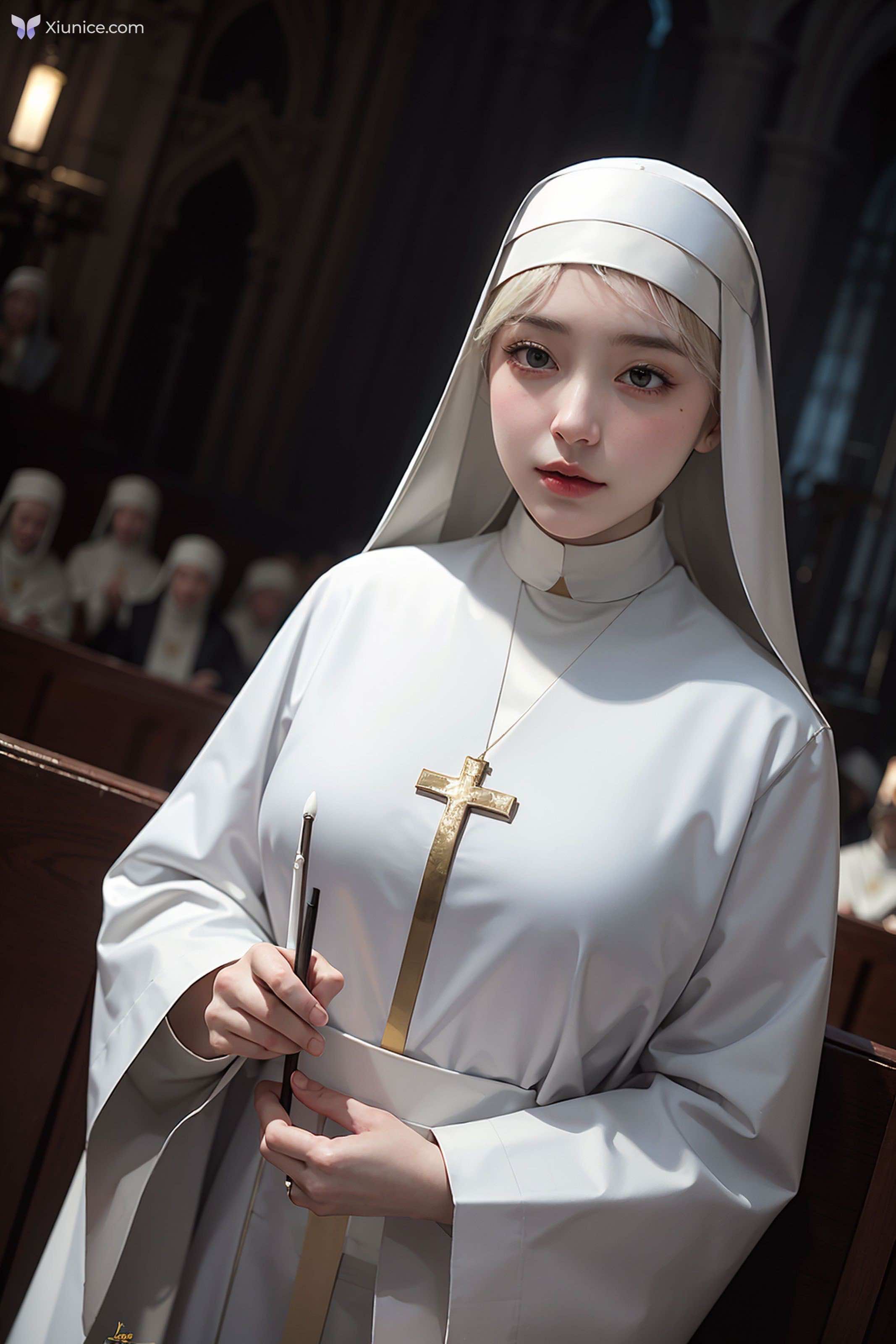 AI Girl Beautiful – Lust Nun_extra 第131张