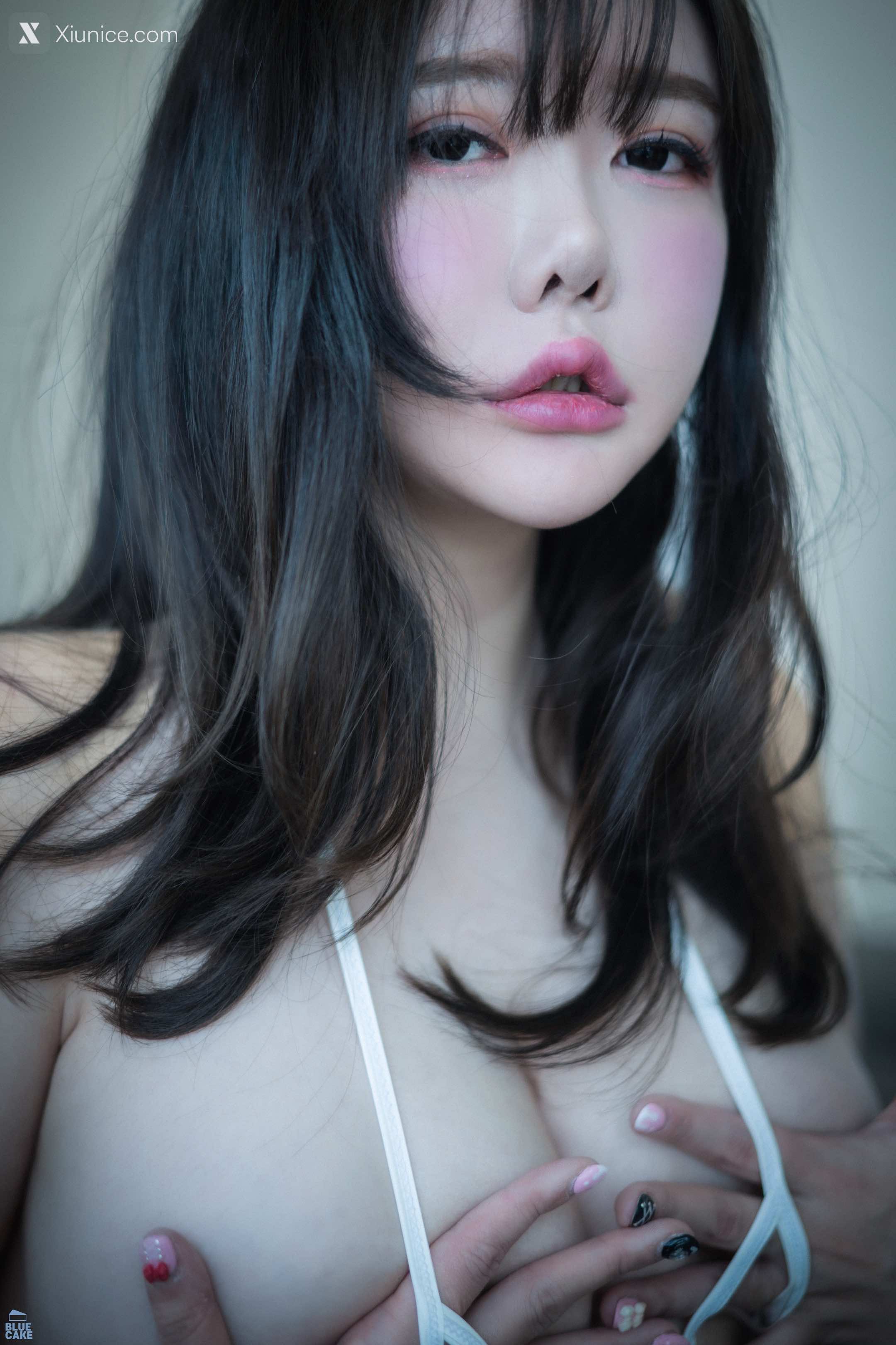 BLUECAKE SUA (지수아) – Vol.05 Nude Bikini White (RED+) 第36张