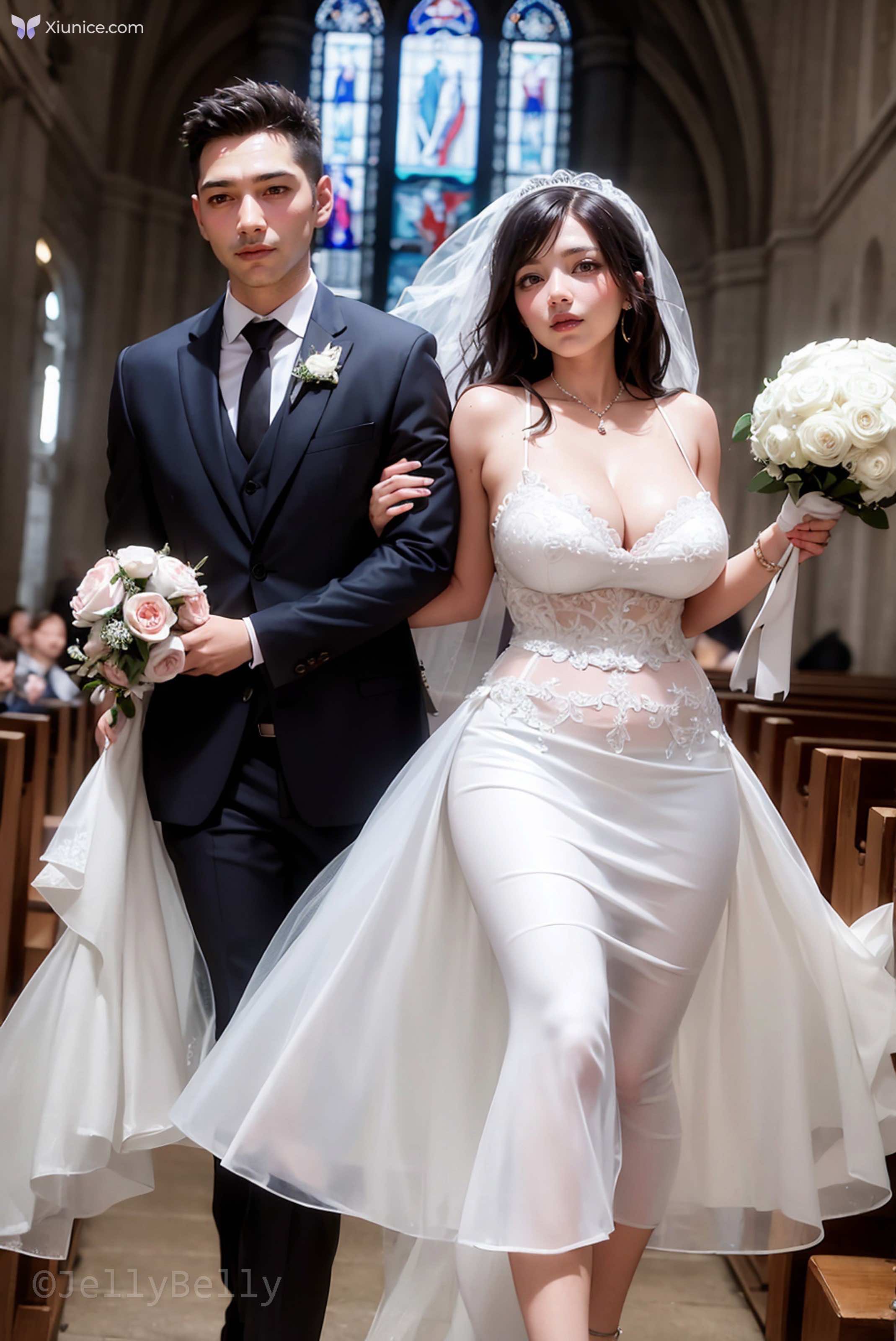 AI Girl JellyBelly – Wedding 第122张
