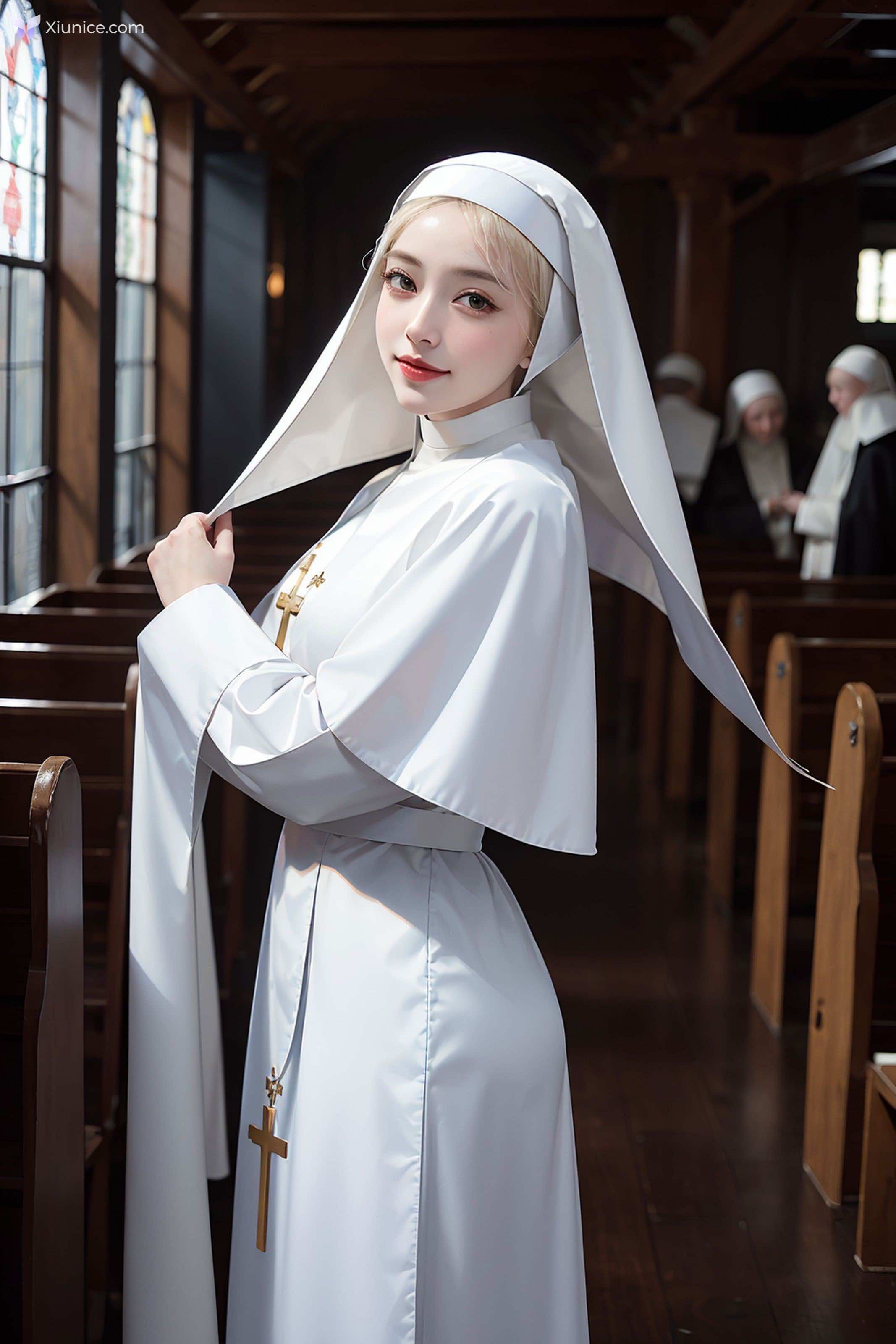 AI Girl Beautiful – Lust Nun_extra 第135张