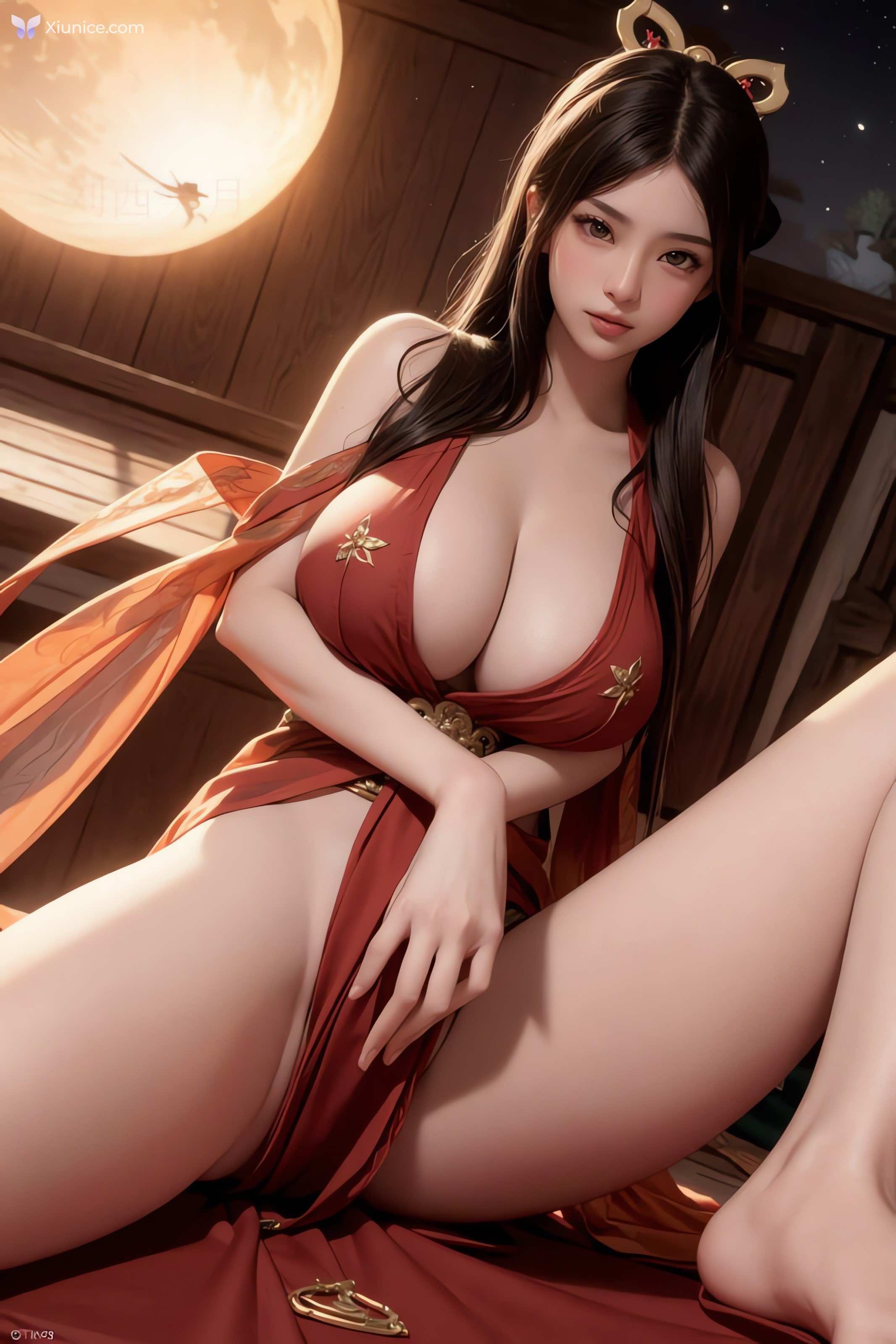 AI Girl AI绘画 飞天 第125张