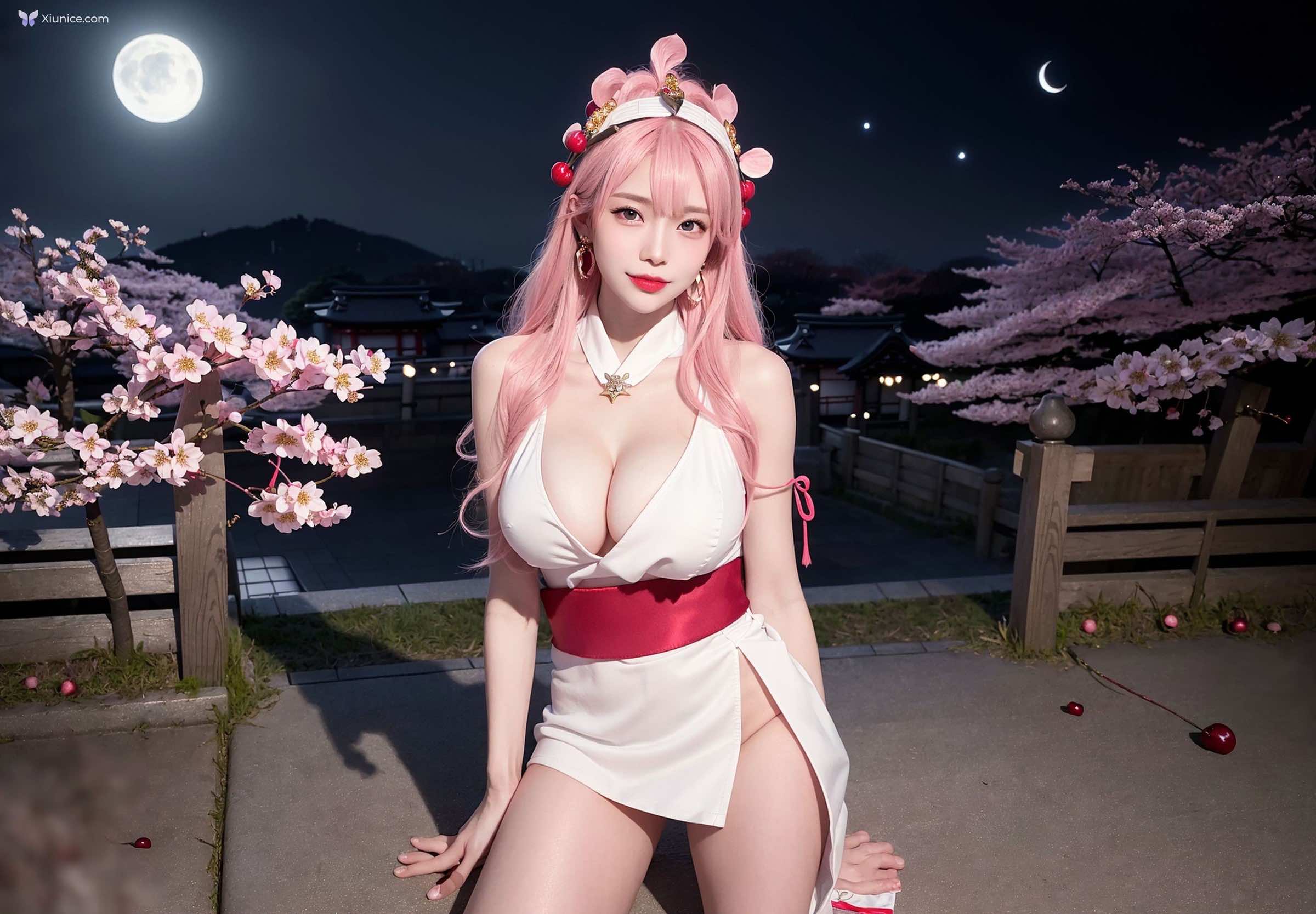 AI Girl Cherry Blossom Girl 第52张