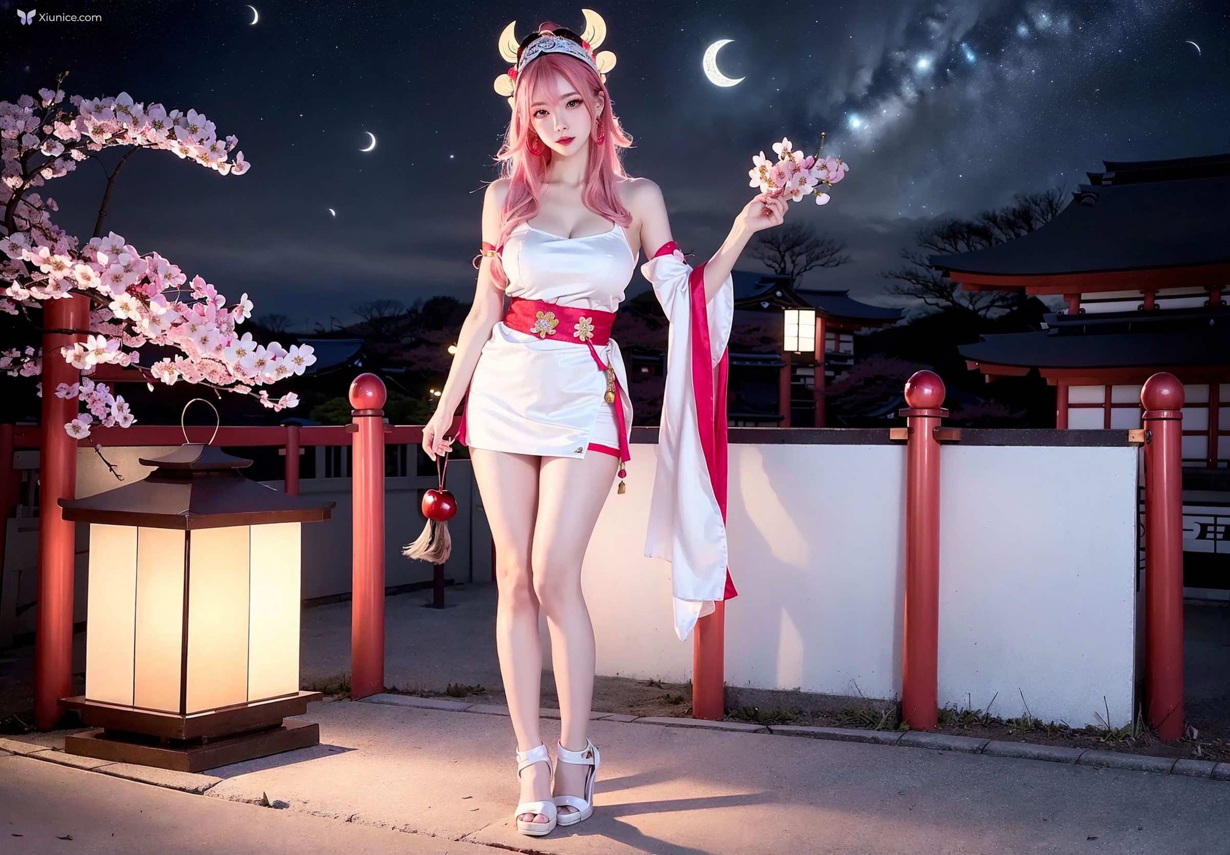 AI Girl Cherry Blossom Girl 第34张