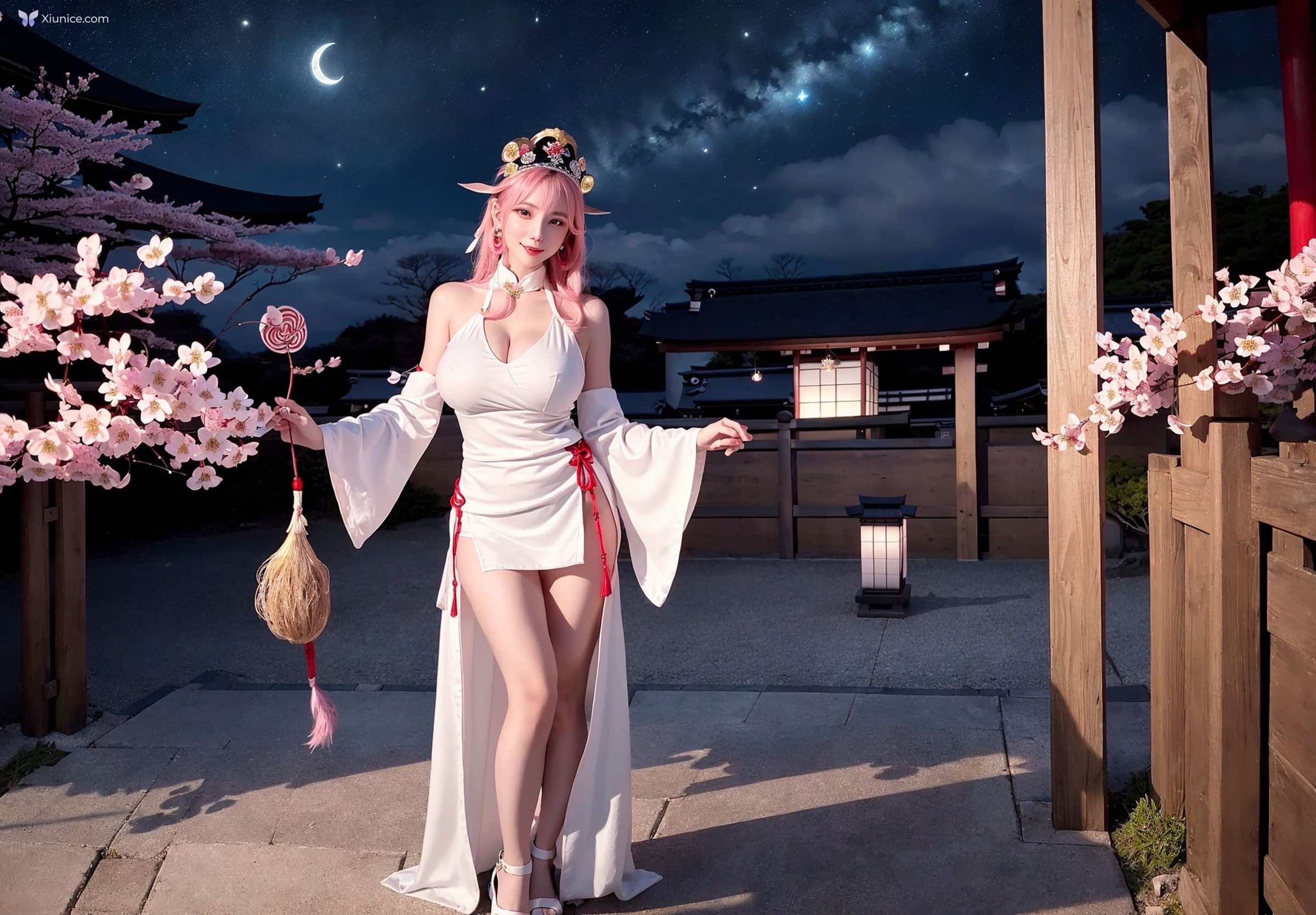 AI Girl Cherry Blossom Girl 第47张