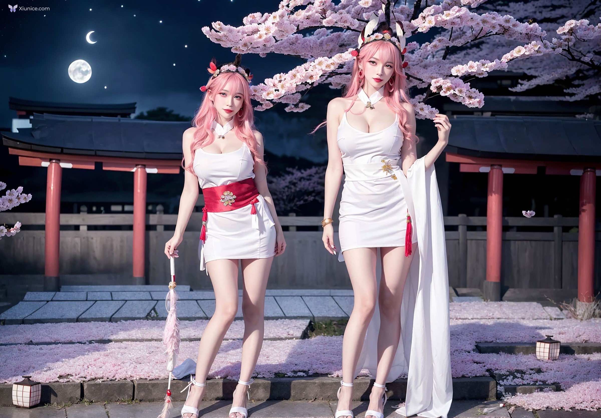 AI Girl Cherry Blossom Girl 第45张