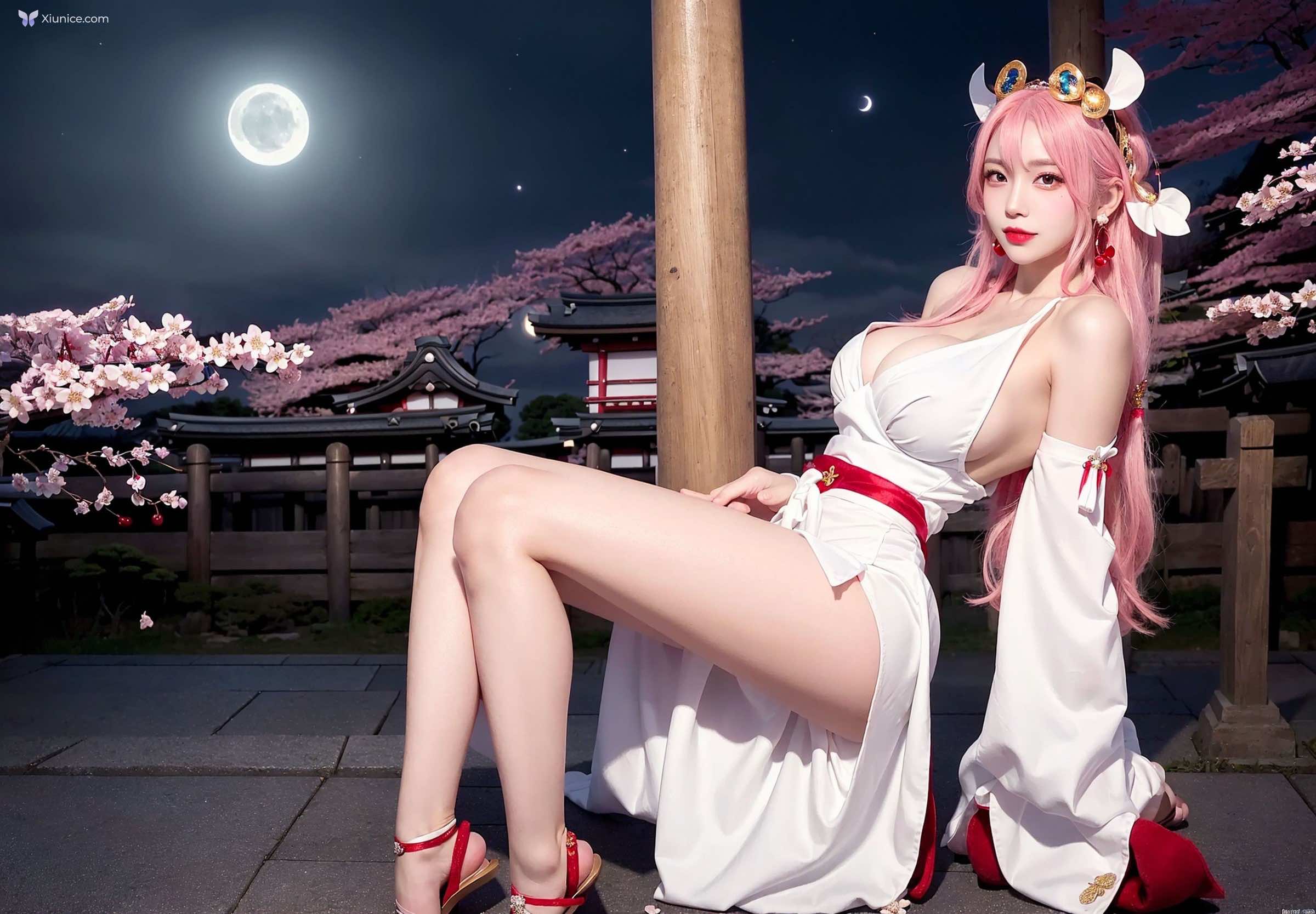 AI Girl Cherry Blossom Girl 第71张