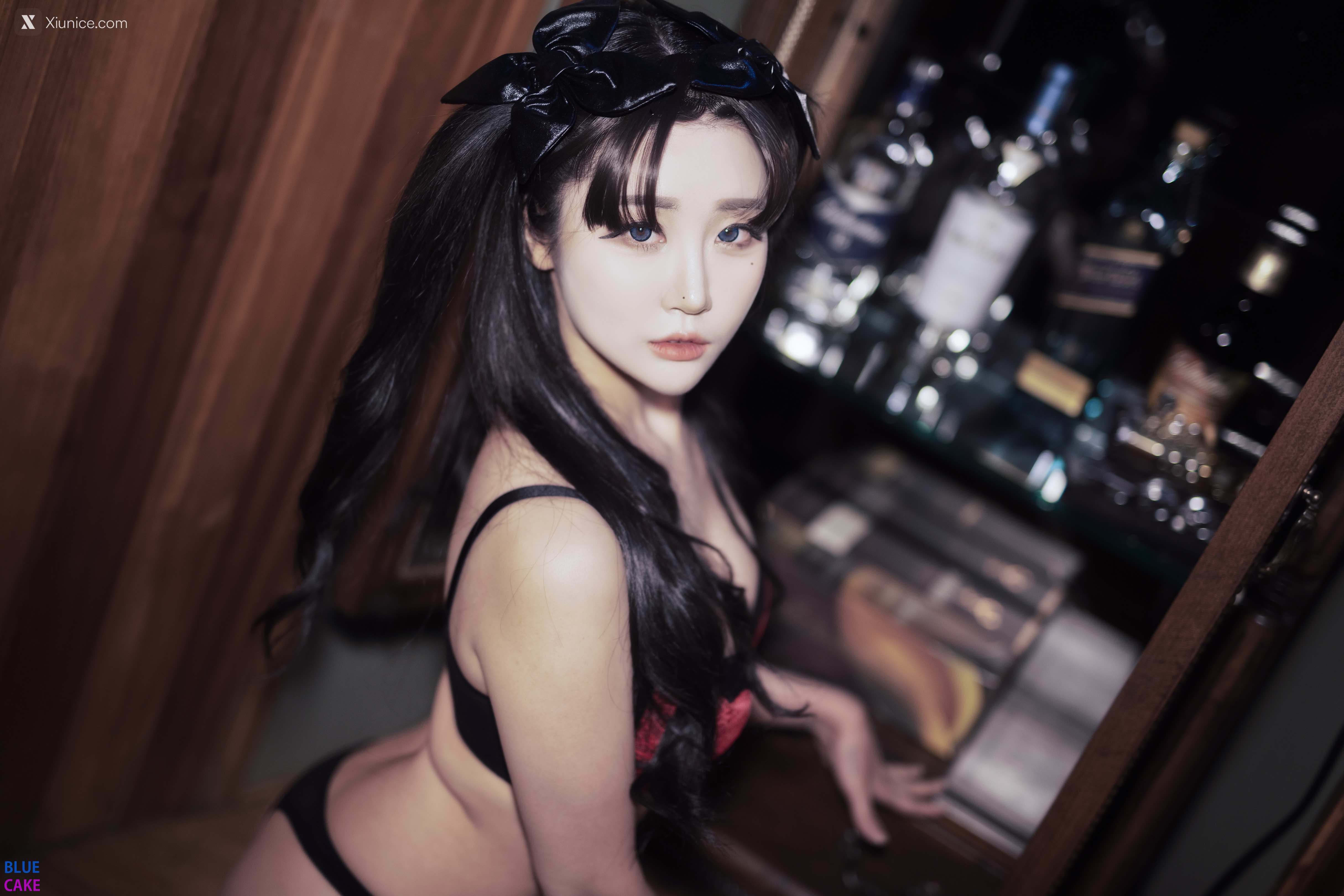 BLUECAKE Bomi (보미) & Zia (지아) – Fate Saber x Thosaka Rin – Lingerie.Ver 第33张