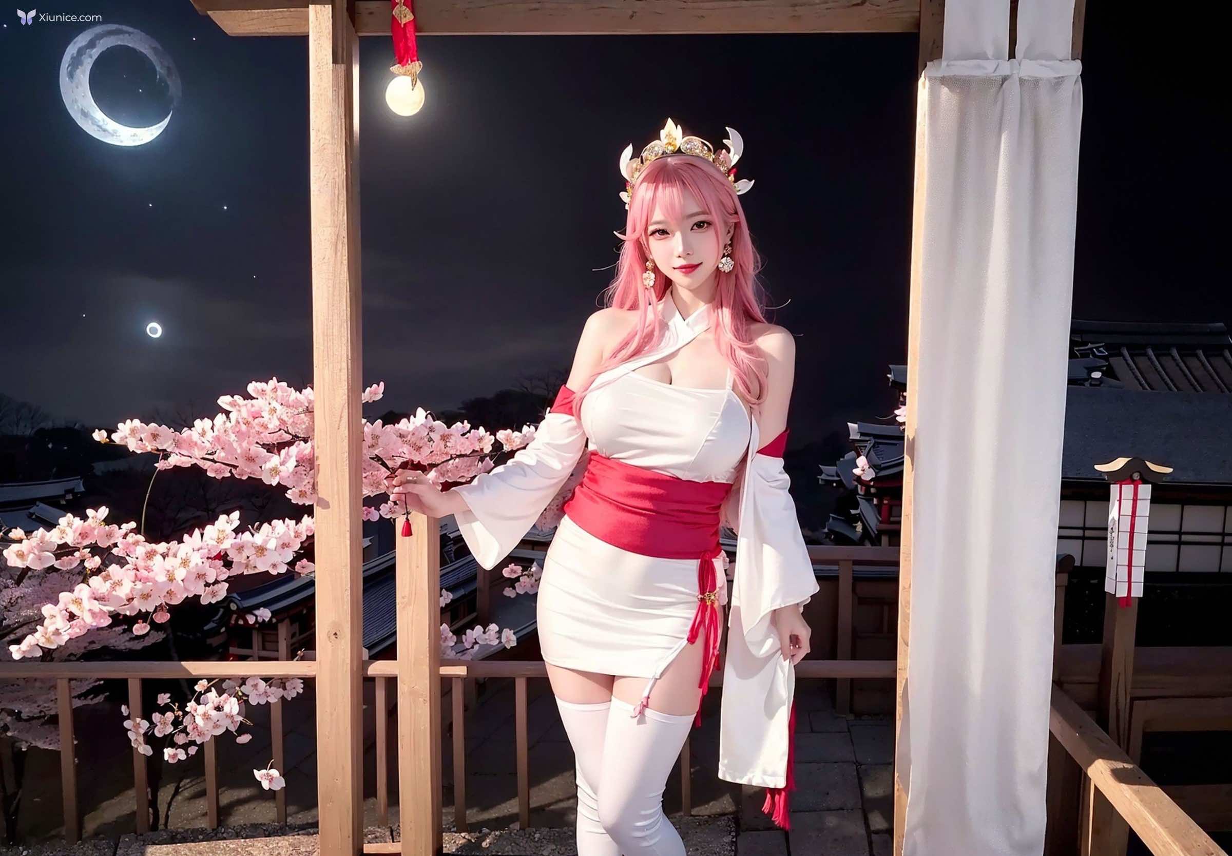 AI Girl Cherry Blossom Girl 第43张