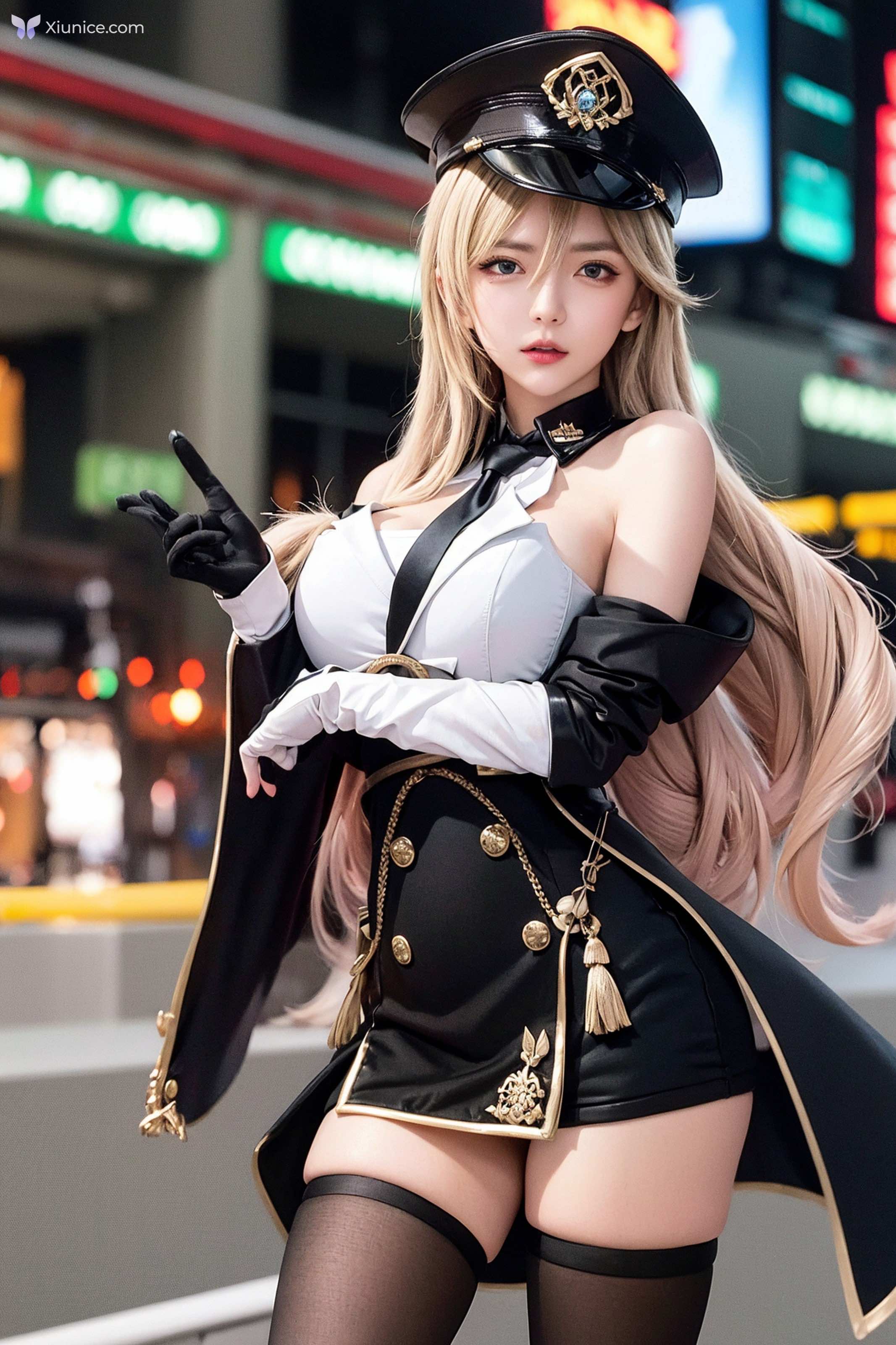 AI Girl AI美女制服军官图集 第4张