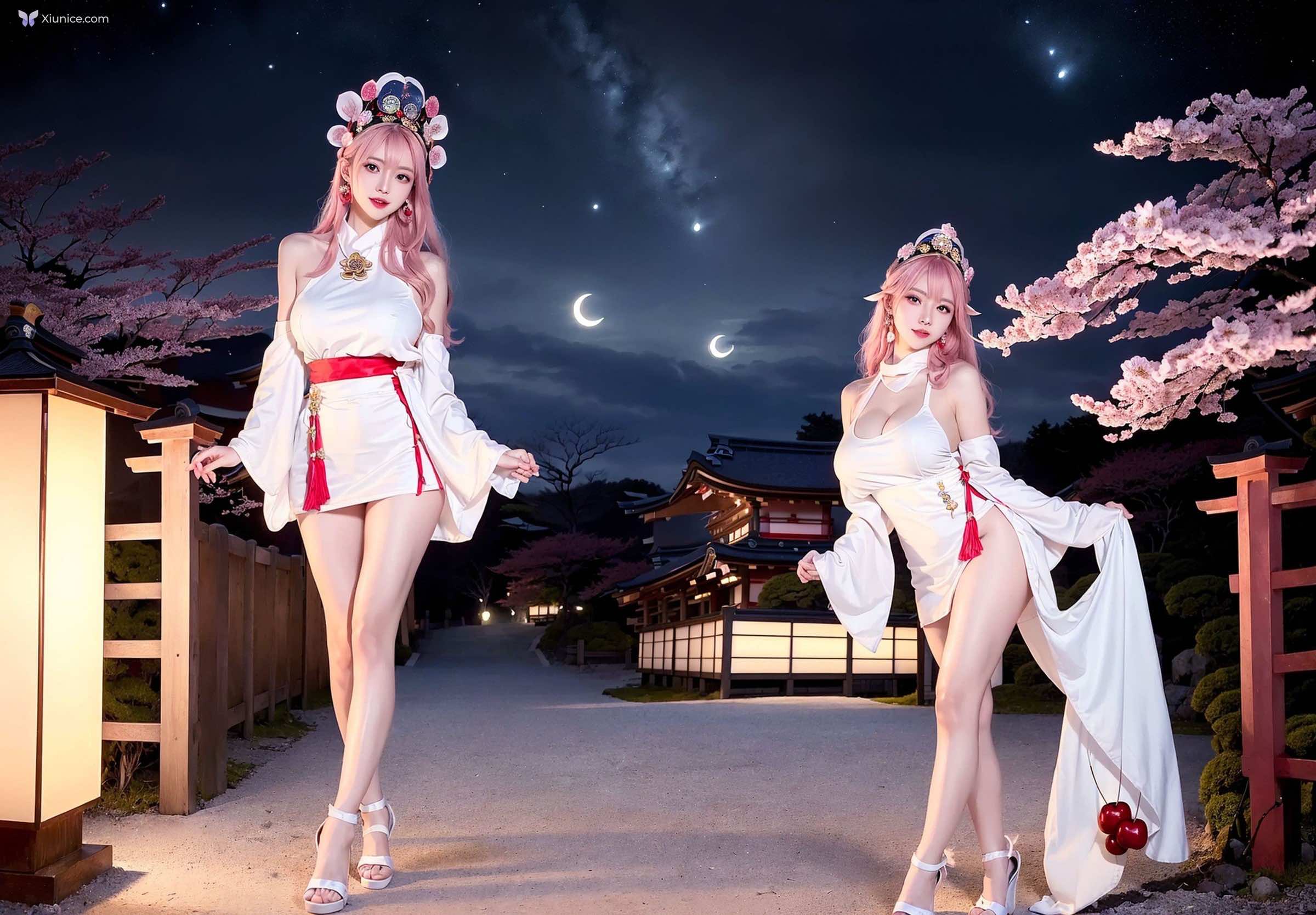 AI Girl Cherry Blossom Girl 第50张