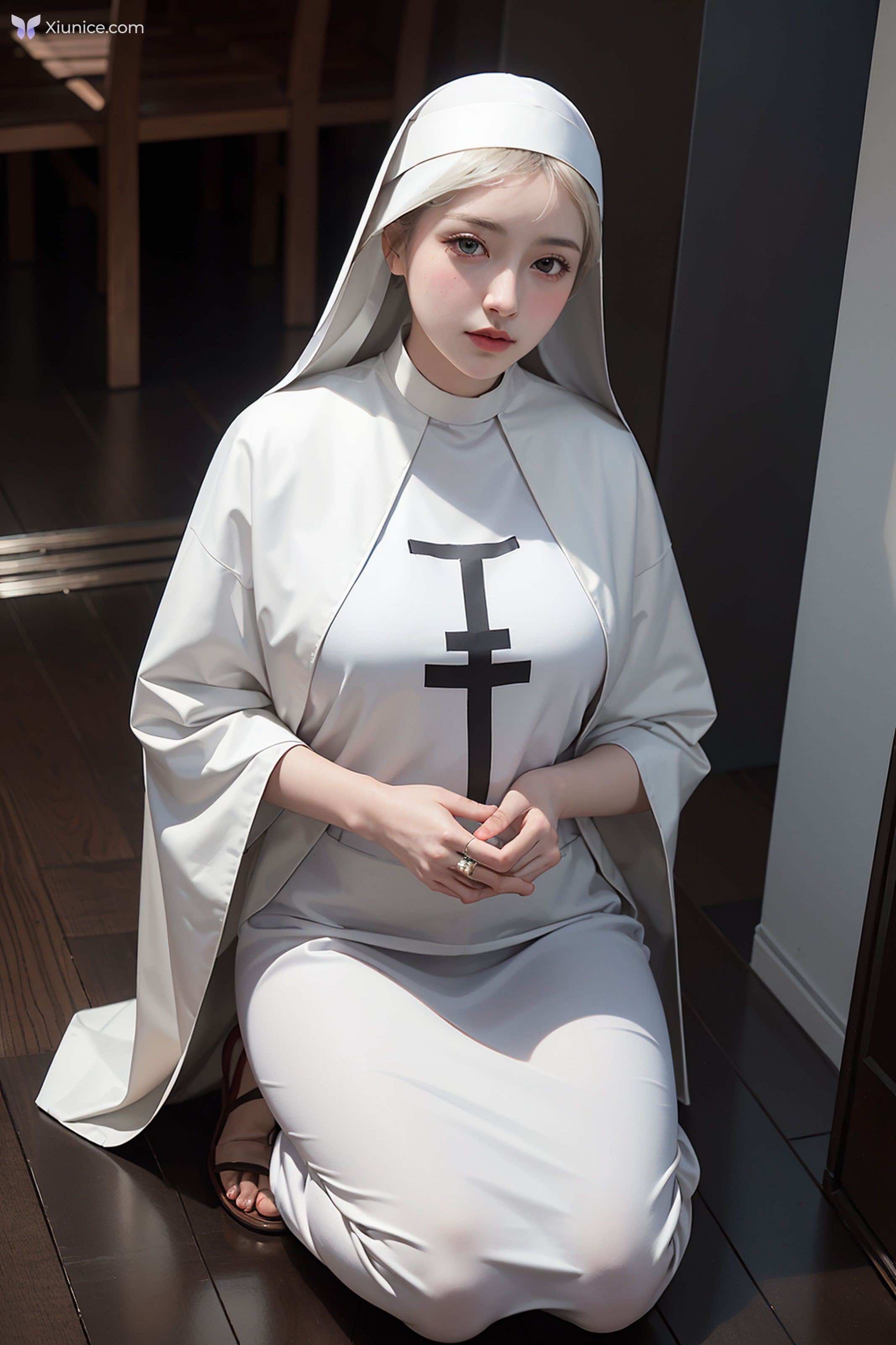 AI Girl Beautiful – Lust Nun_extra 第129张