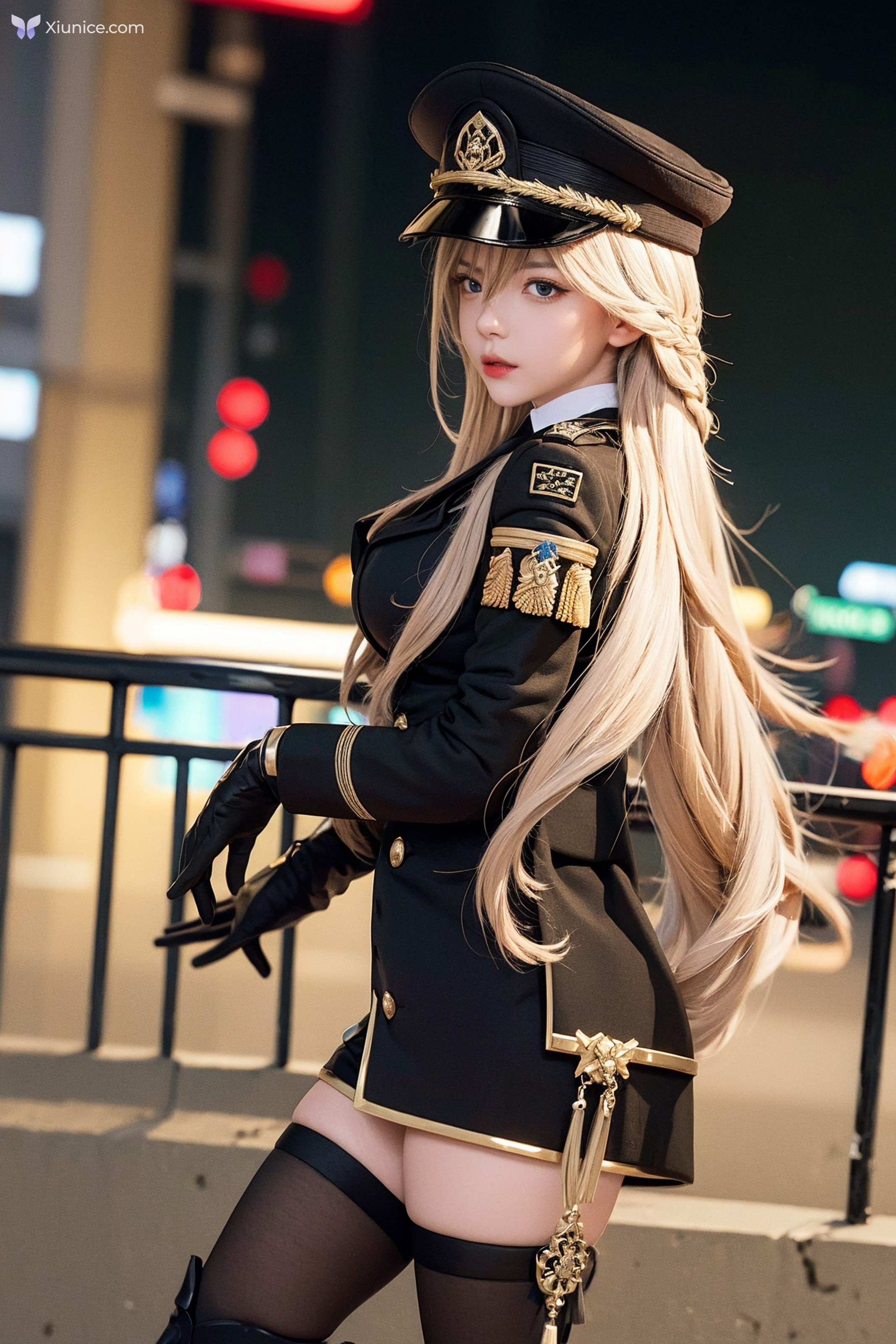 AI Girl AI美女制服军官图集 第22张