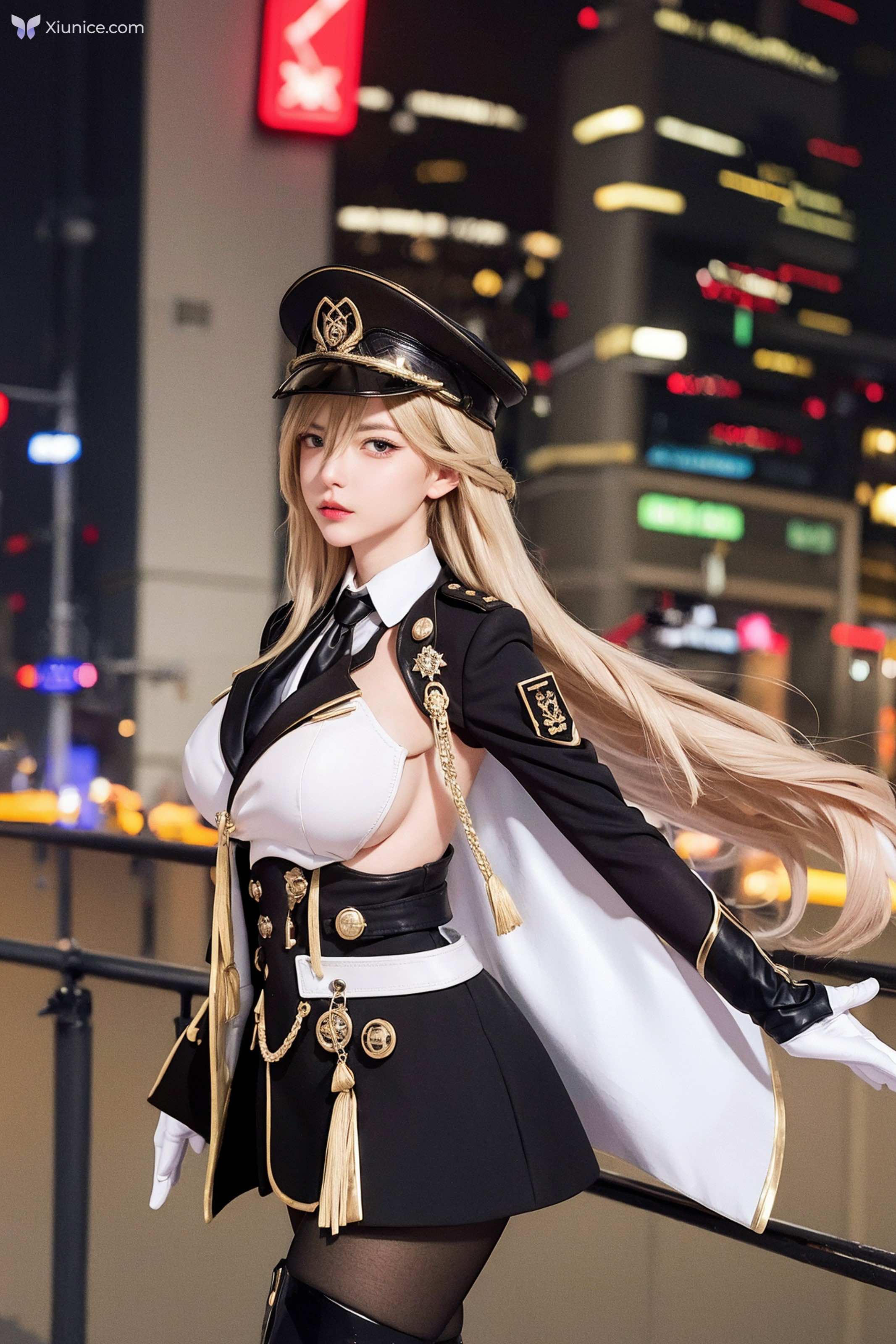 AI Girl AI美女制服军官图集 第21张