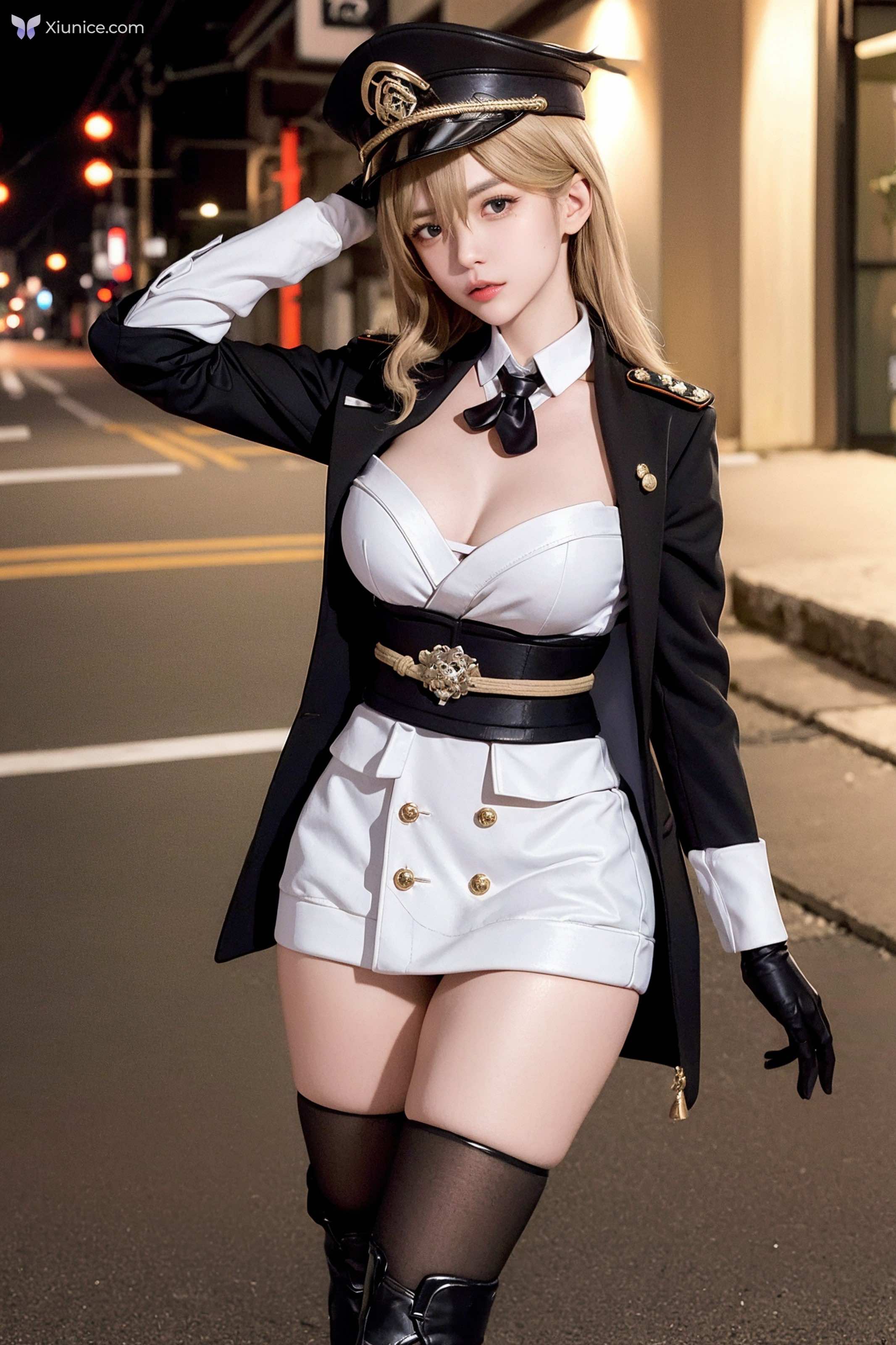 AI Girl AI美女制服军官图集 第7张