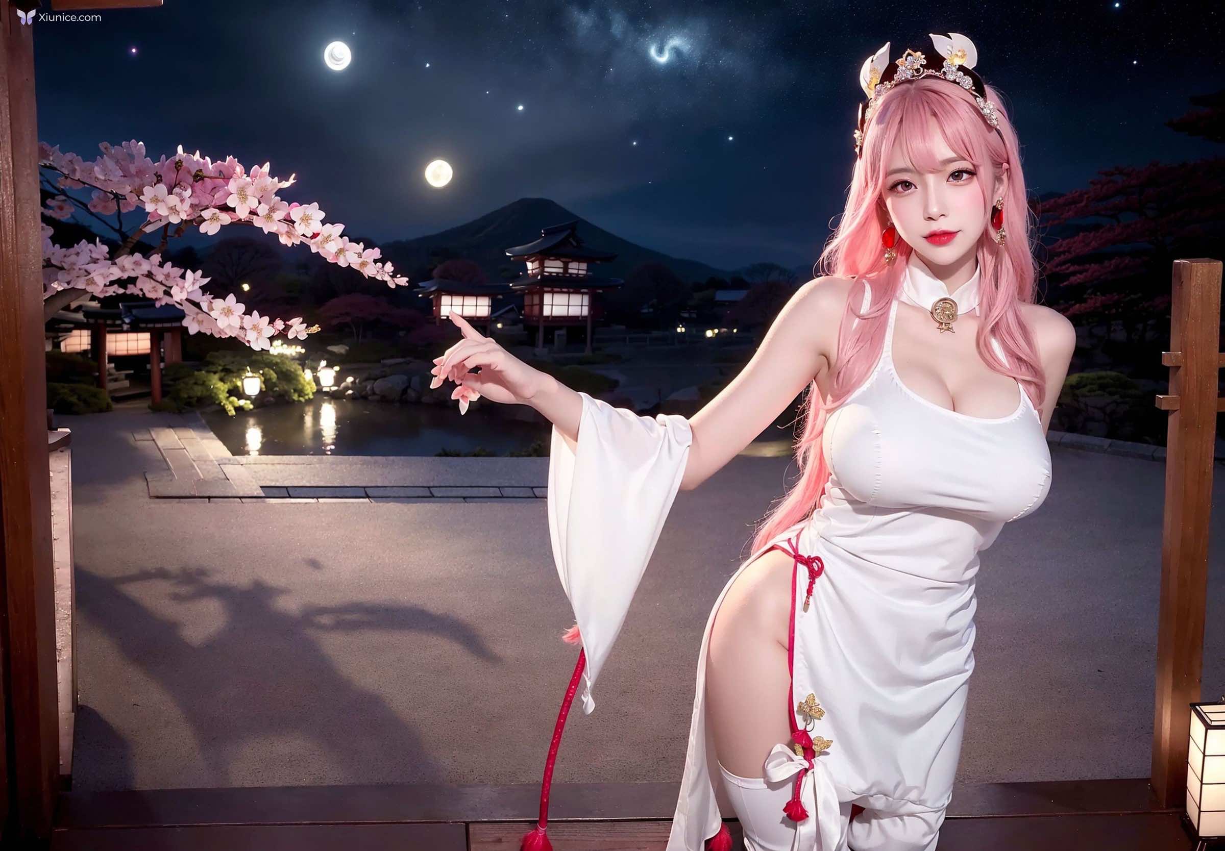 AI Girl Cherry Blossom Girl 第74张