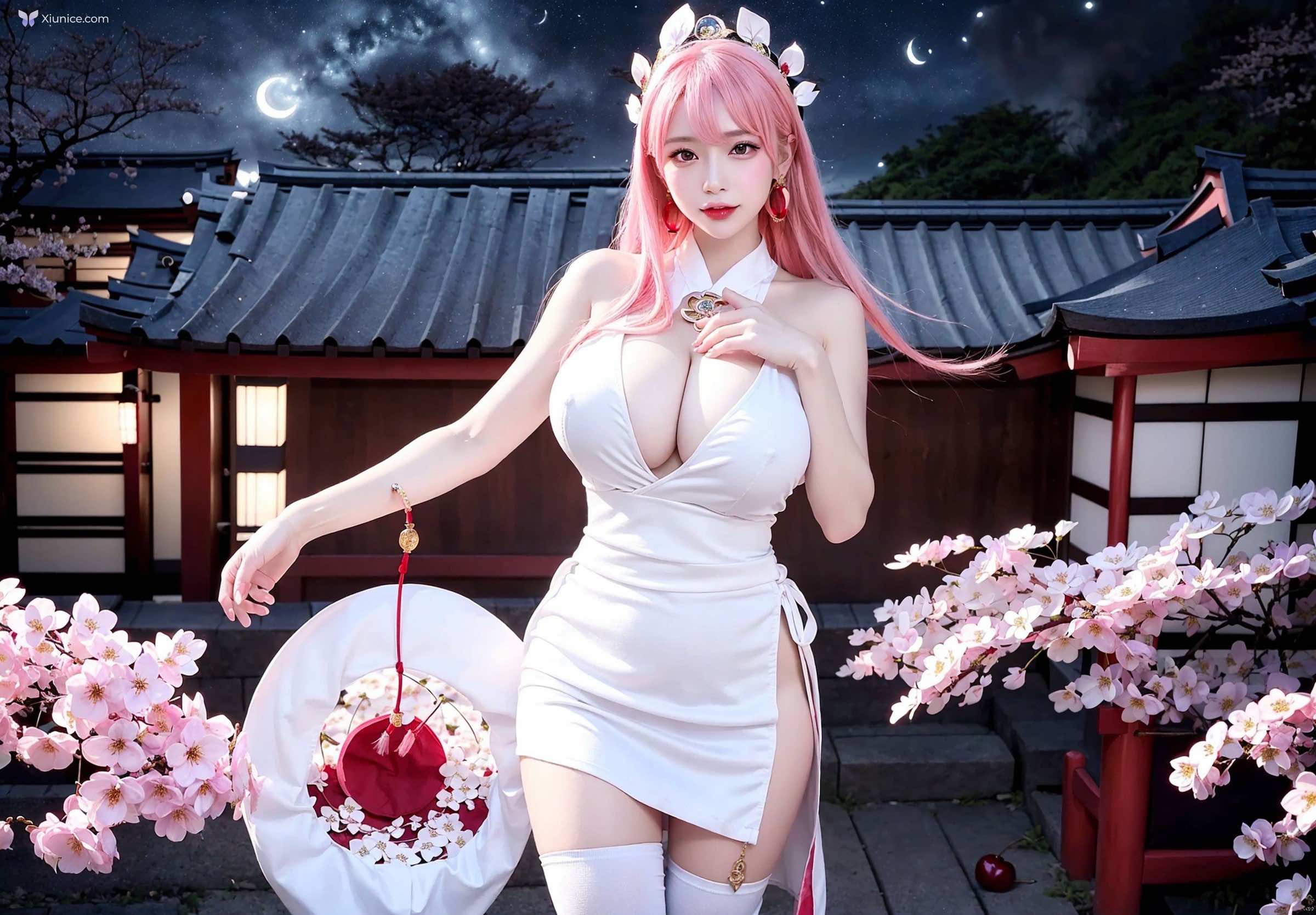 AI Girl Cherry Blossom Girl 第54张