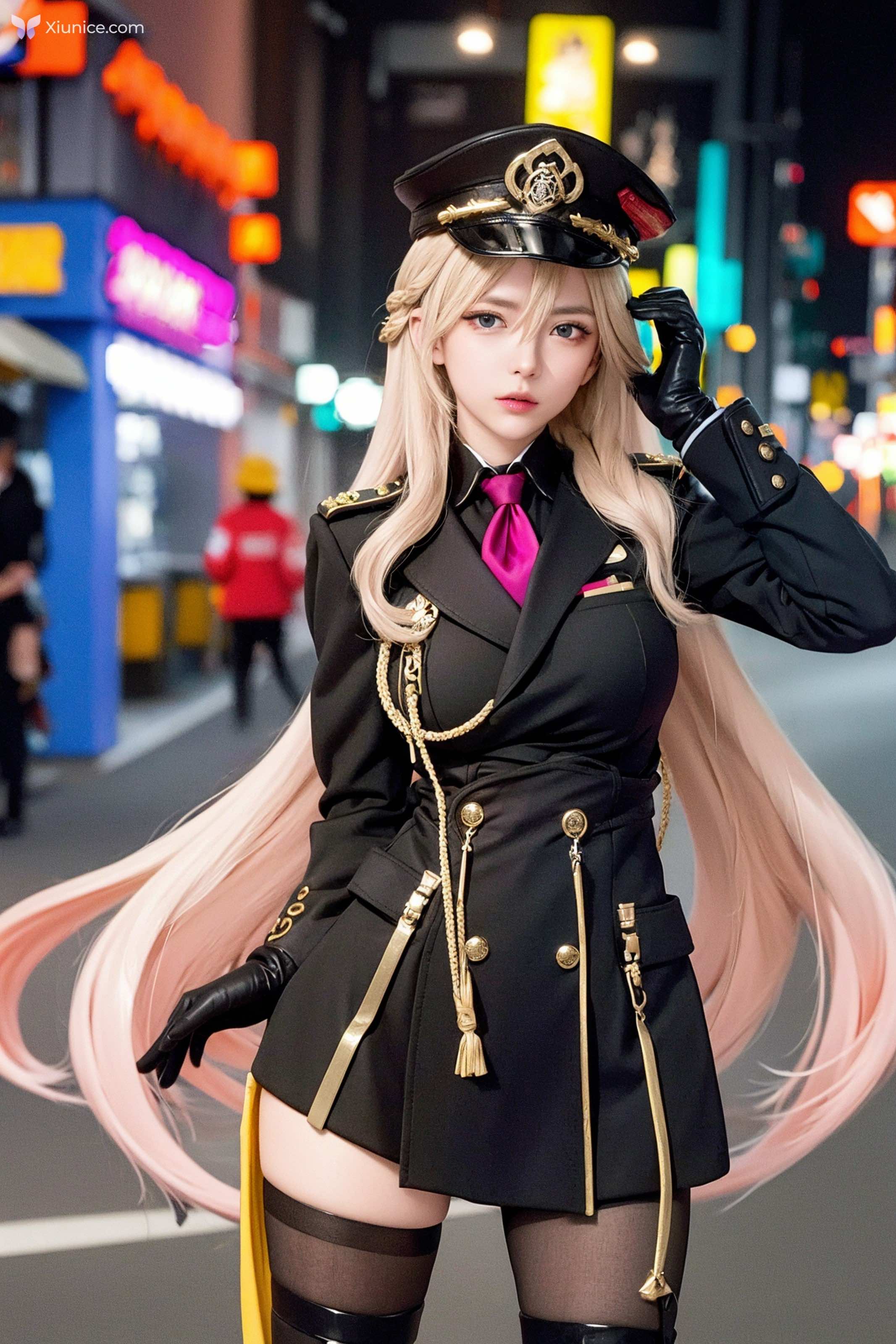 AI Girl AI美女制服军官图集 第13张