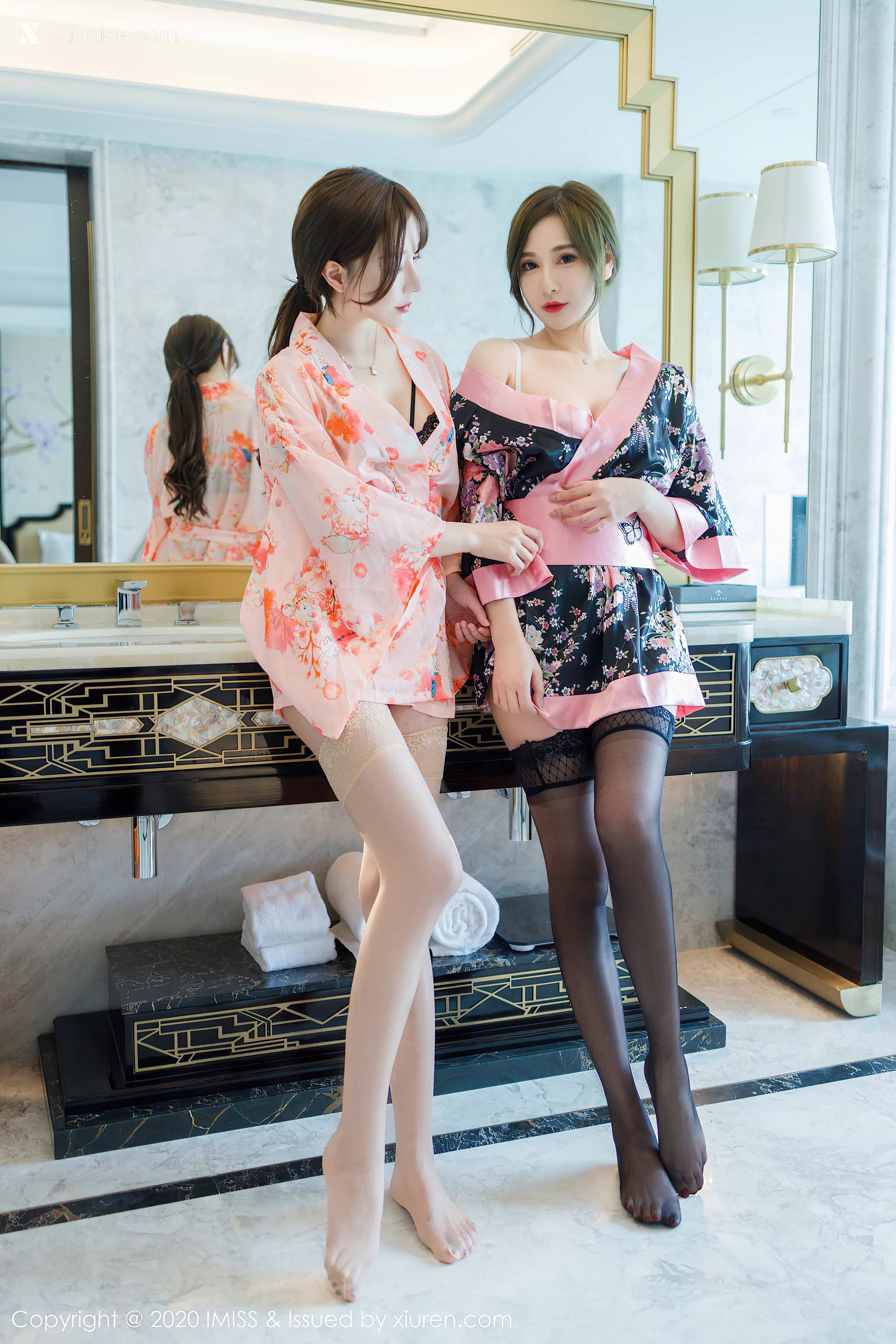 IMiss爱蜜社 No.0493 Lavinia肉肉 & LindaLinda 第1张