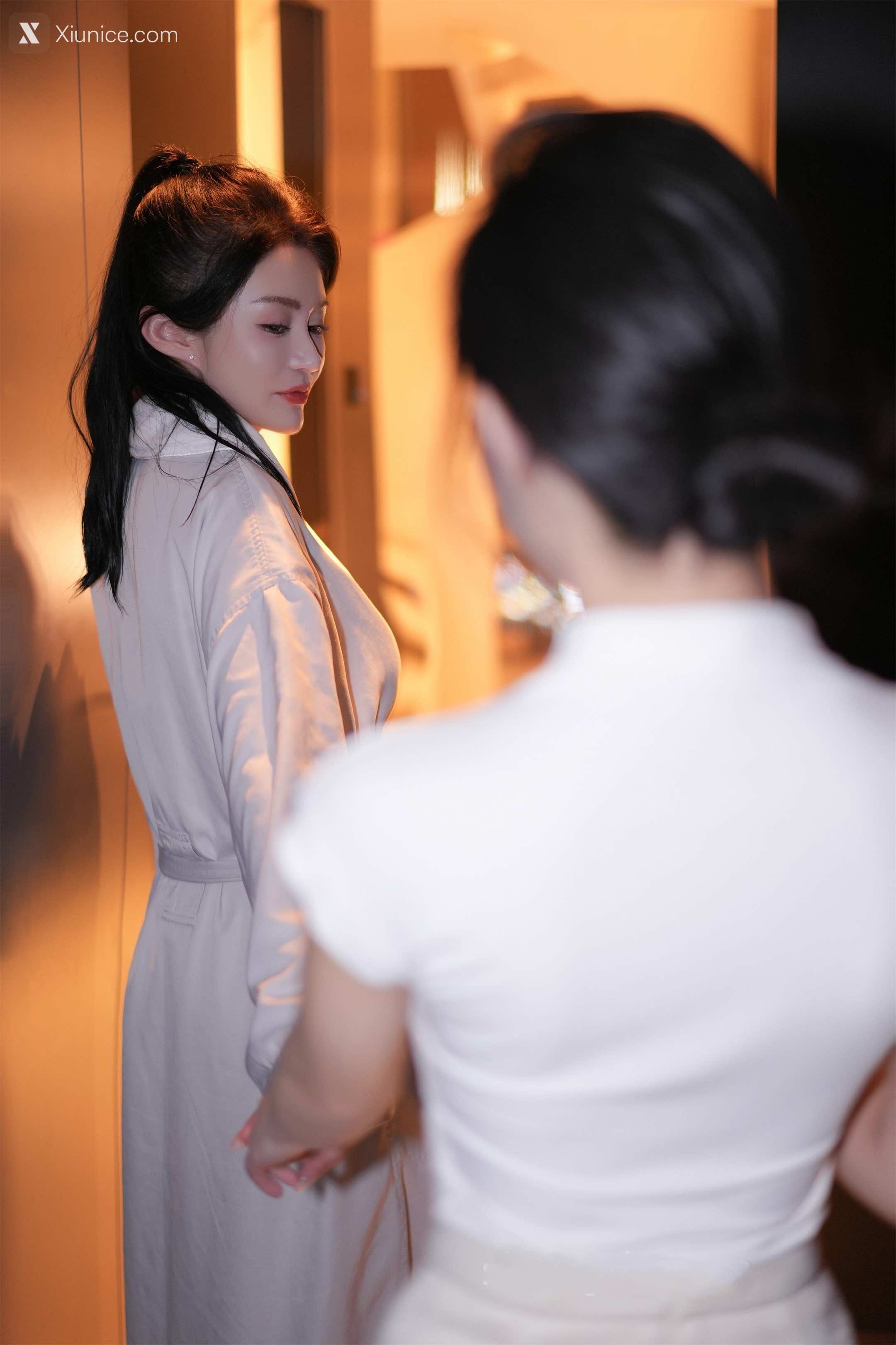 Xiuren Uncensored – 林幼一 & 谭小灵 – 精油按摩内购版 第89张