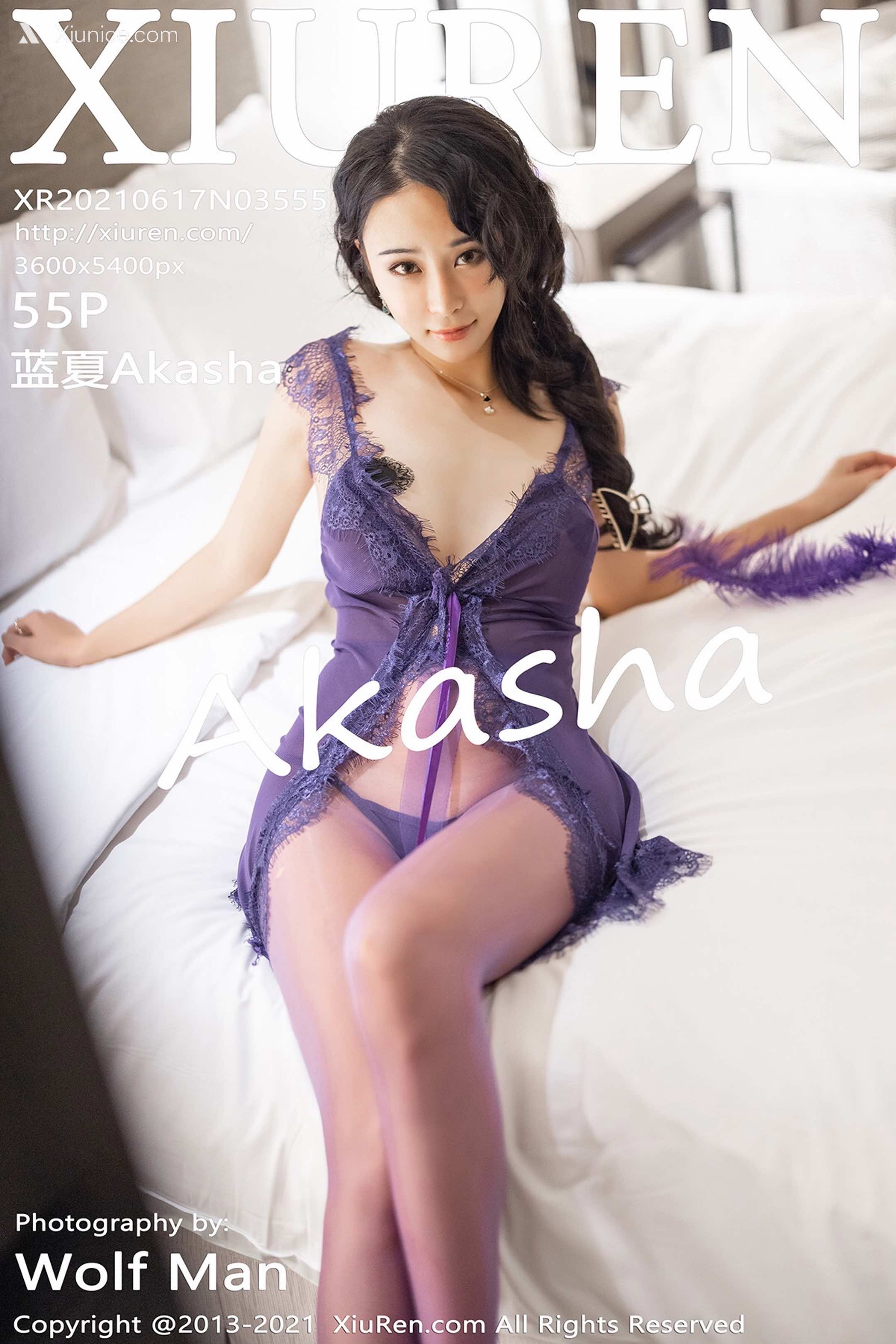 Xiuren秀人网 No.3555 蓝夏Akasha 第56张